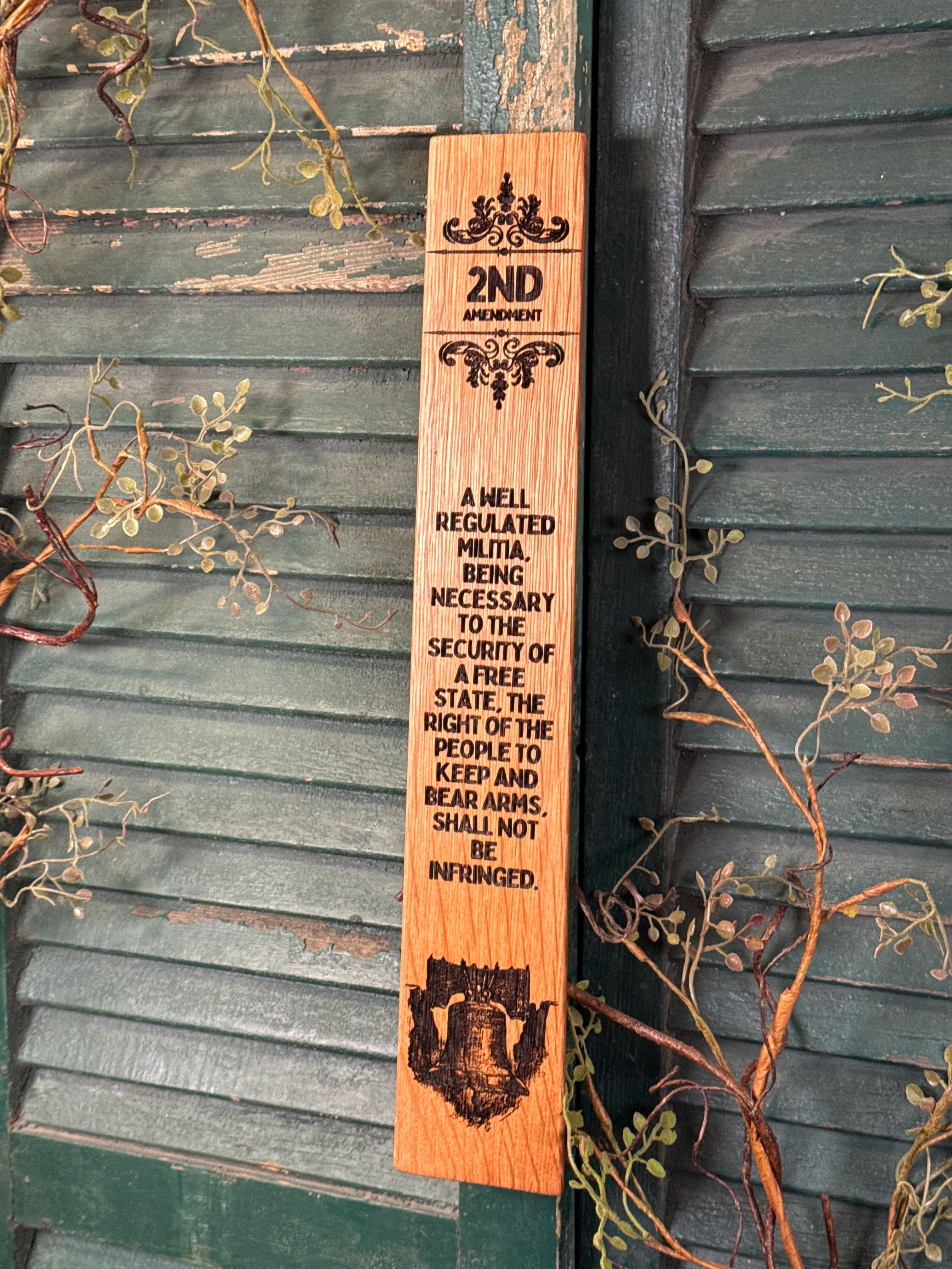 2nd Amendment on Bourbon Barrel Oak