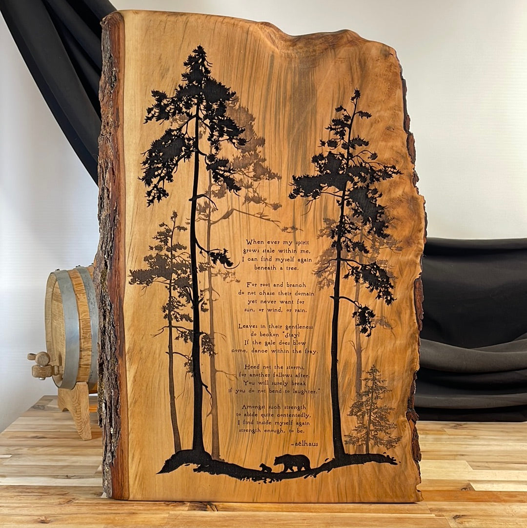 Original Poem: Beneath the Trees.