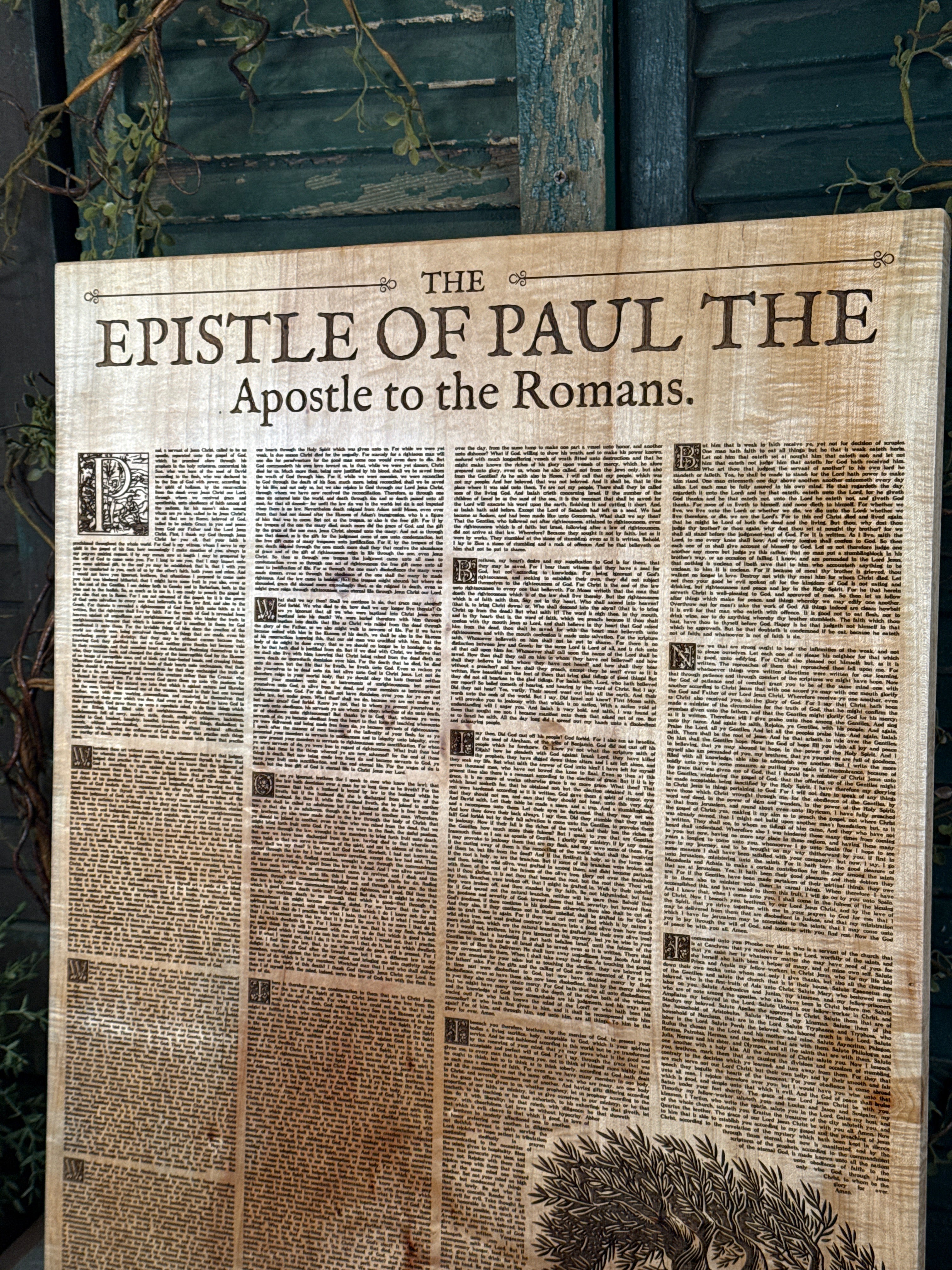 Book of Romans on Maple