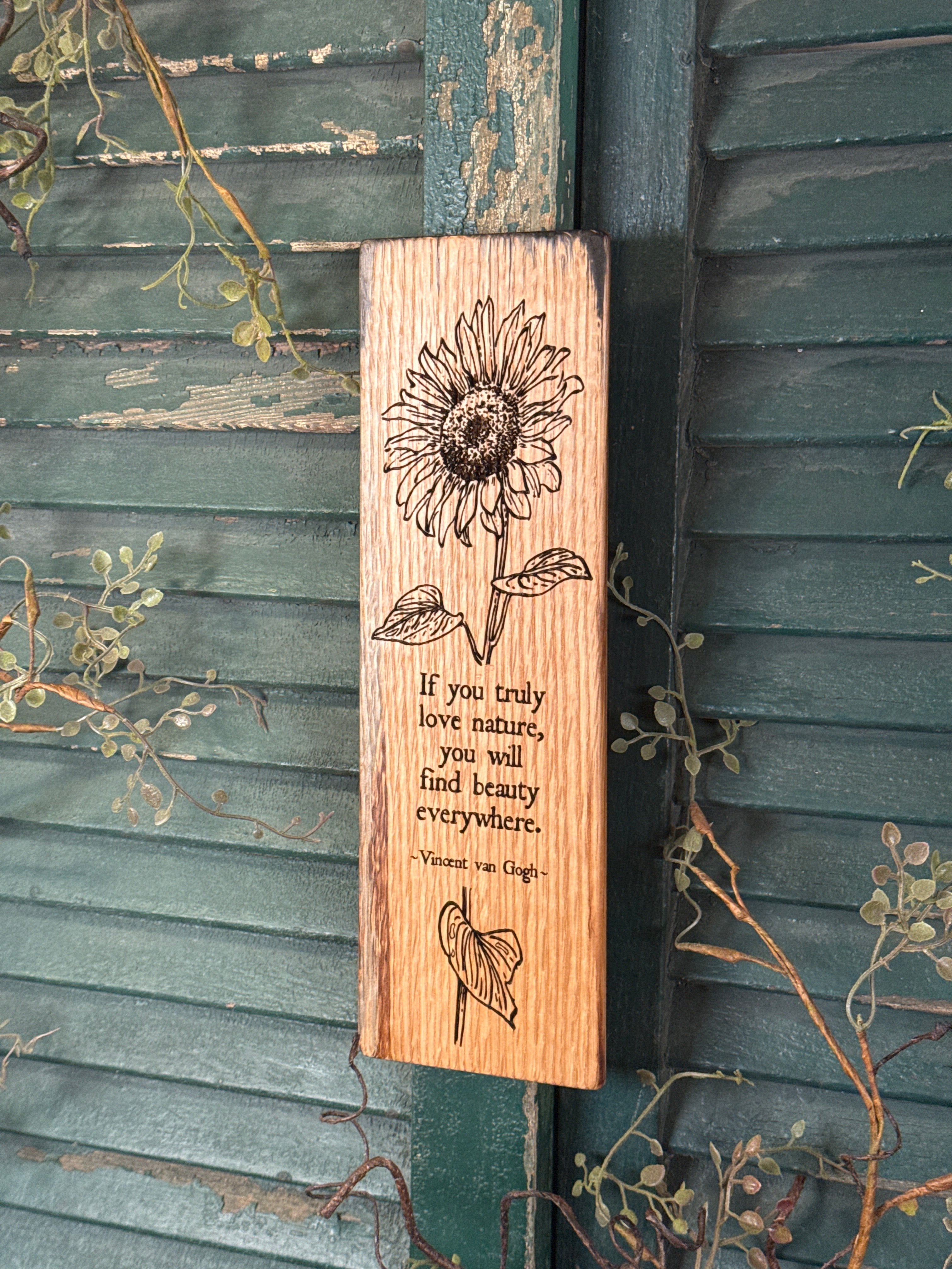 Beauty Everywhere on Bourbon Barrel Oak