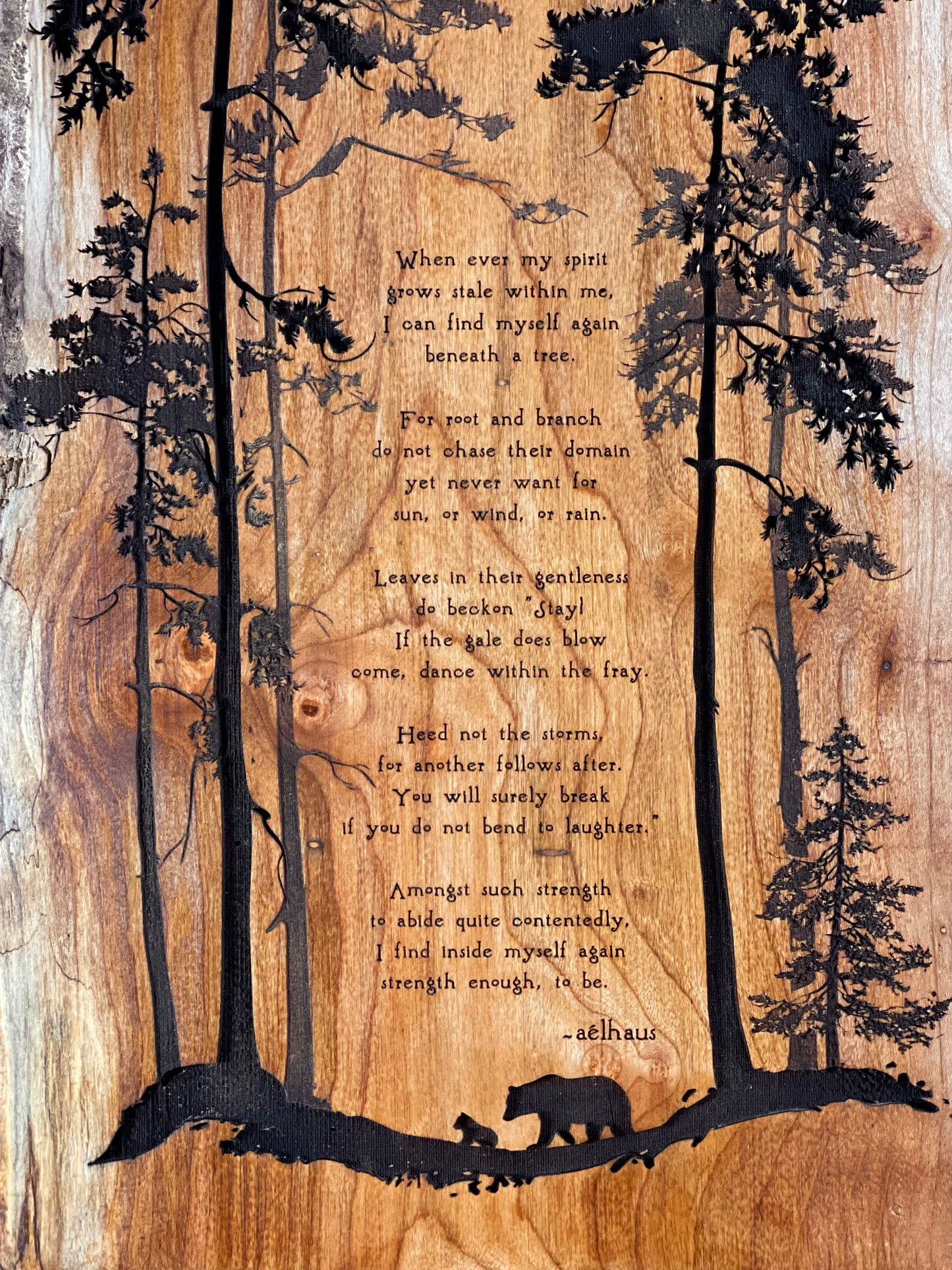 Beneath a Tree - Original Poem