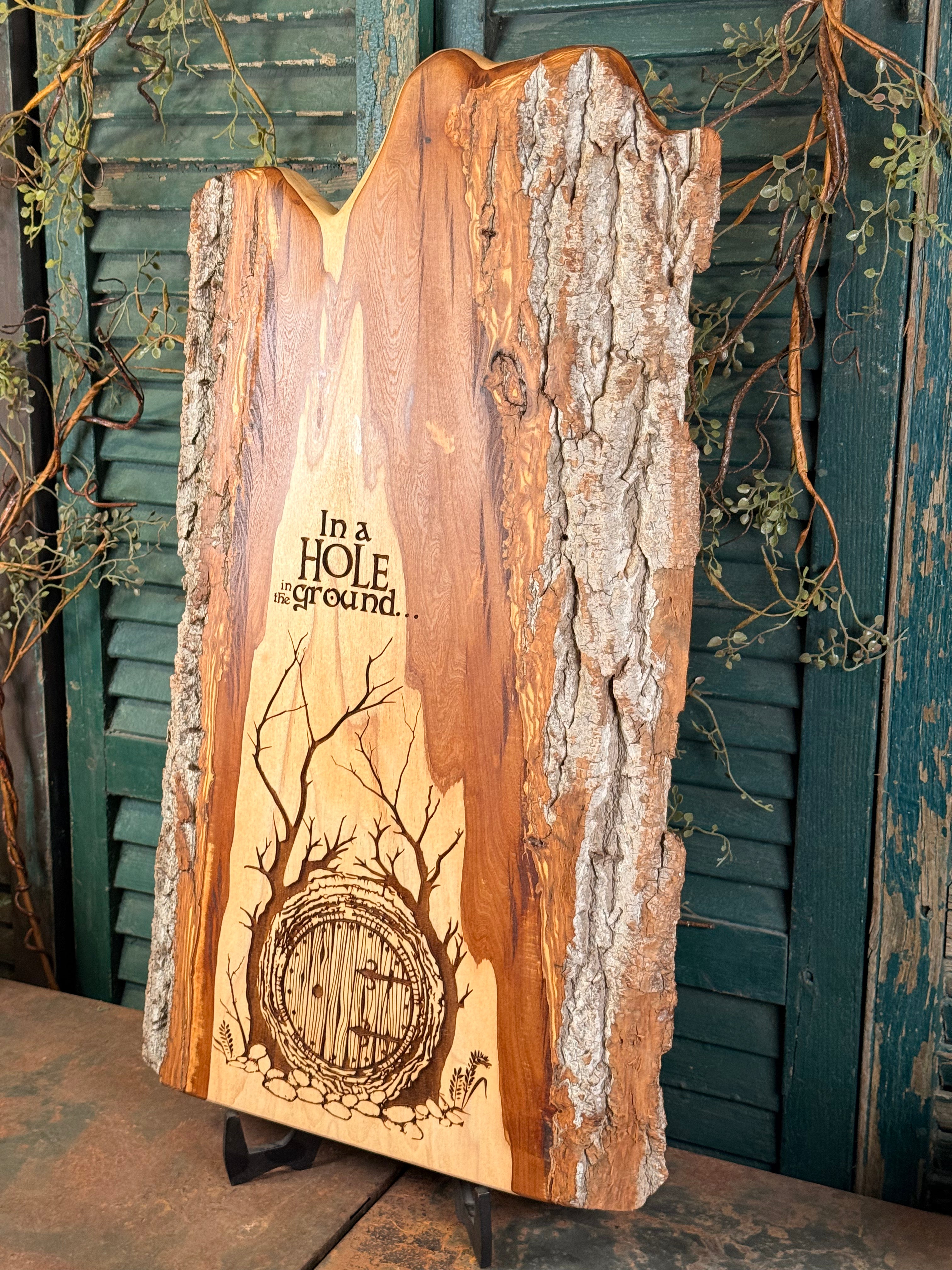 In a Hole in the Ground. on Poplar