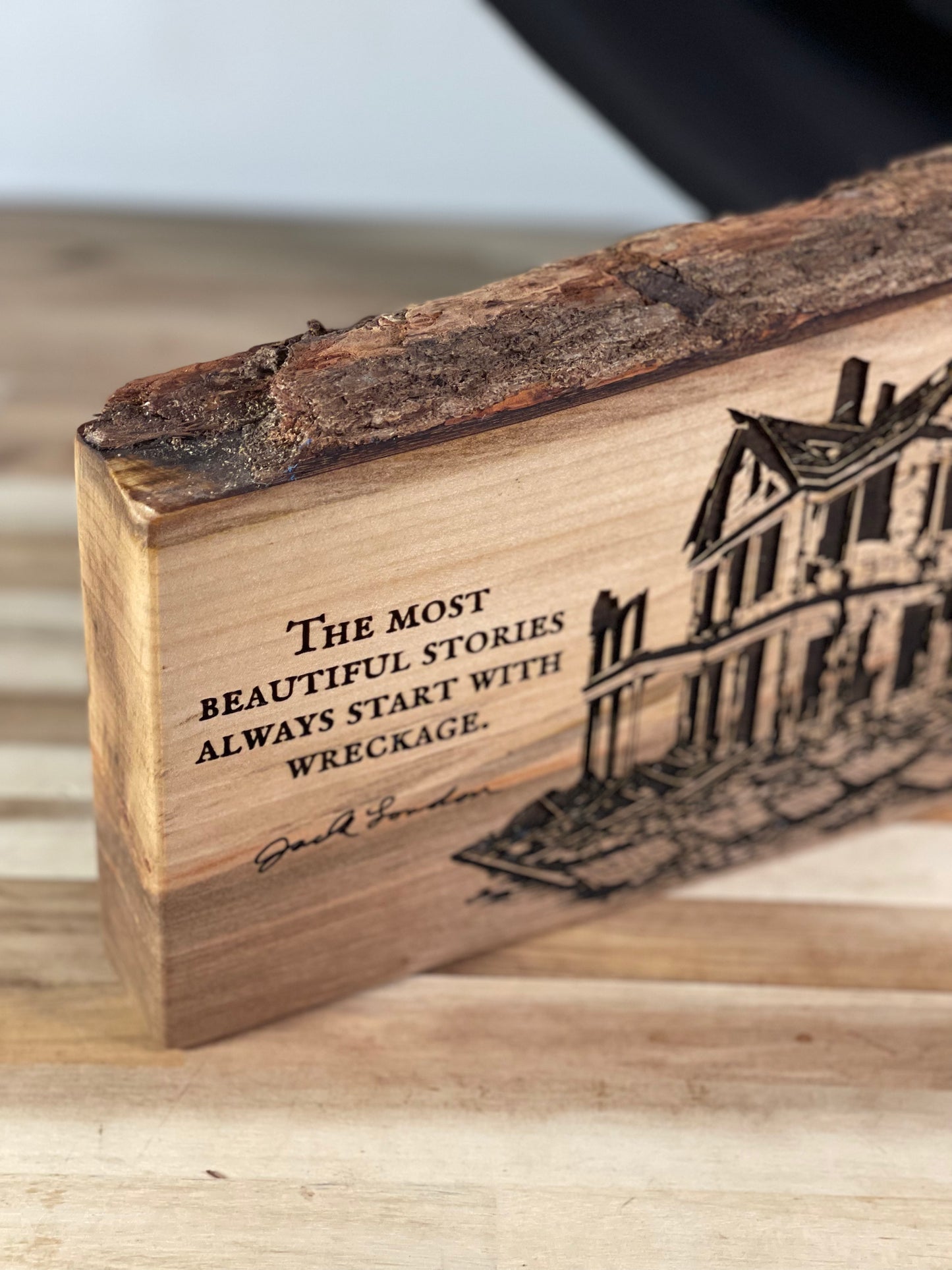 The most beautiful stories always start with wreckage