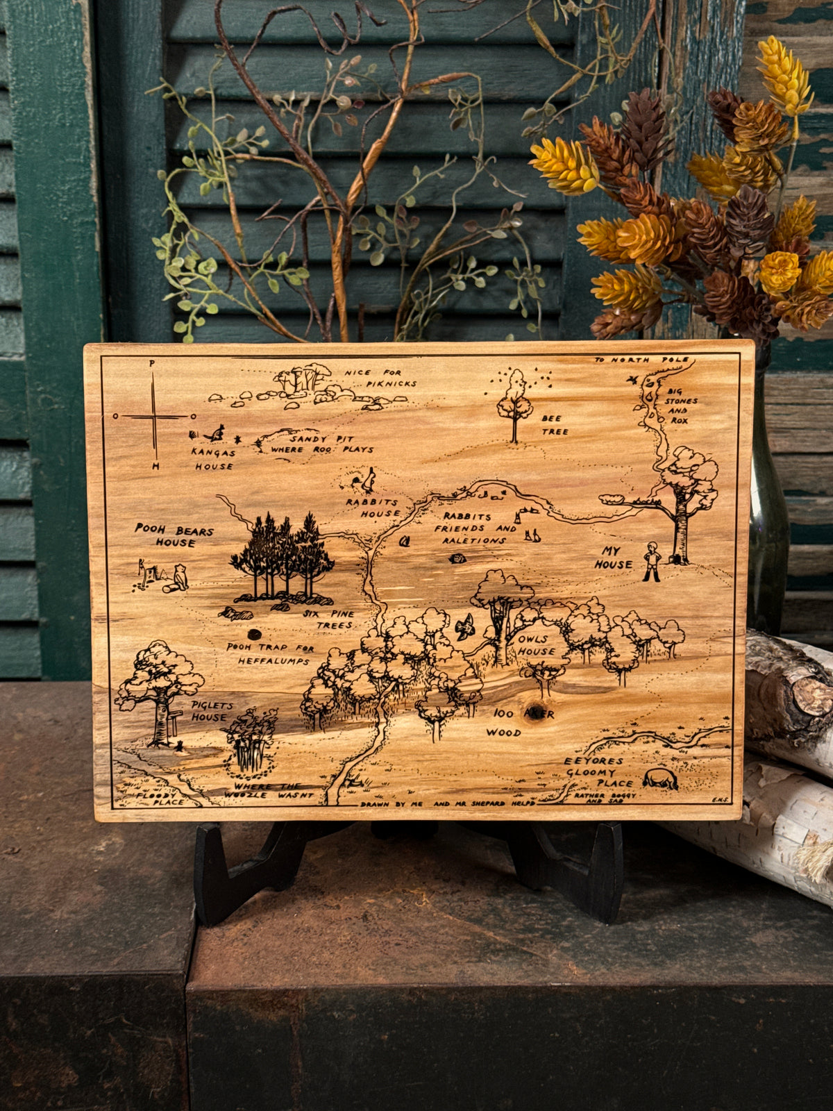 100 Aker Wood on Spalted Maple