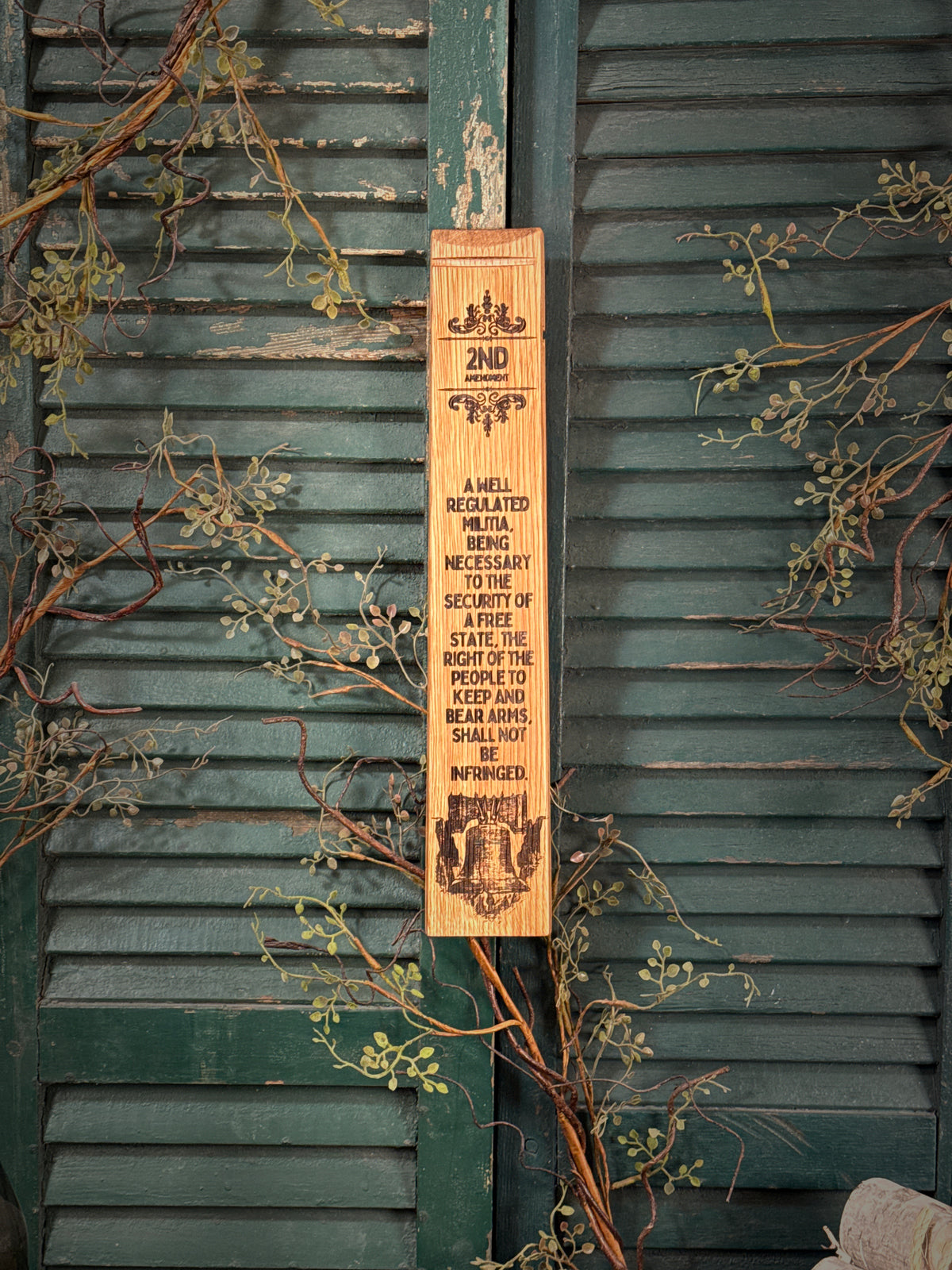 2nd Amendment on Bourbon Barrel Oak