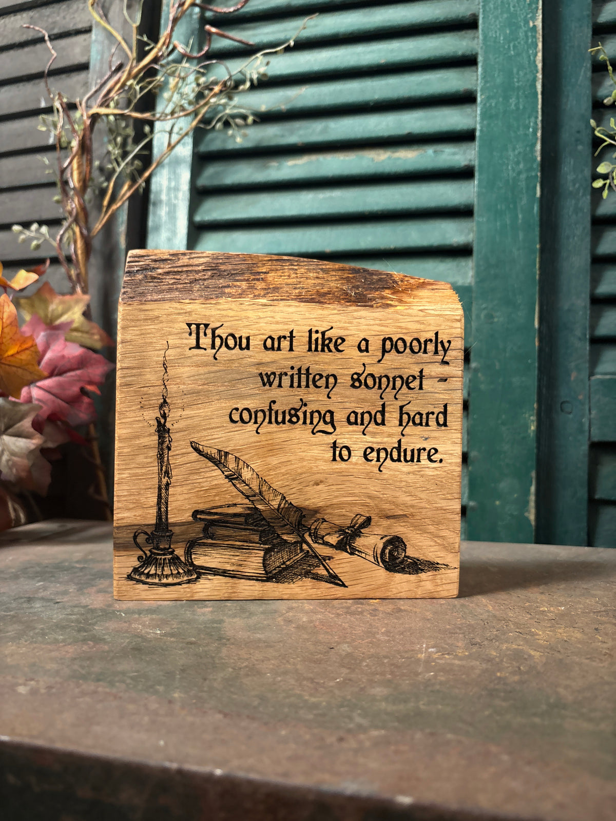 A Poorly Written Sonnet on Oak