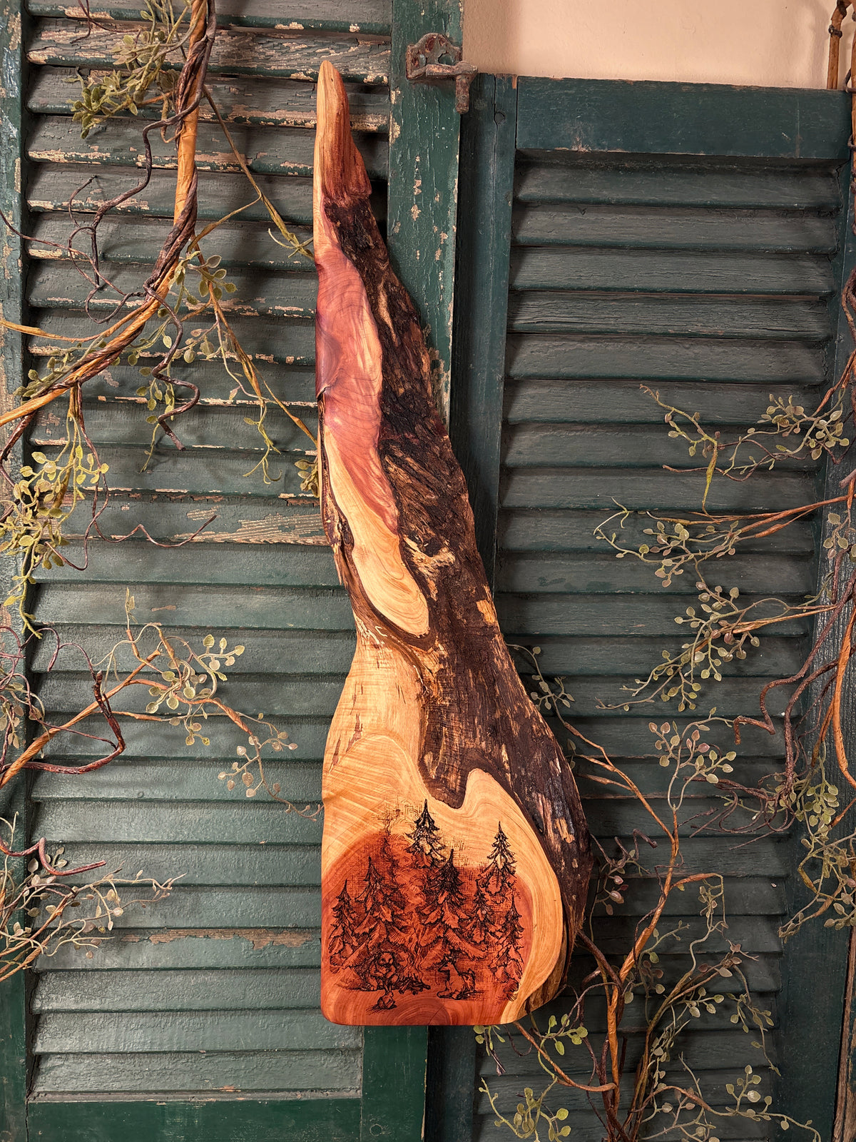 Animal Campfire on Cedar