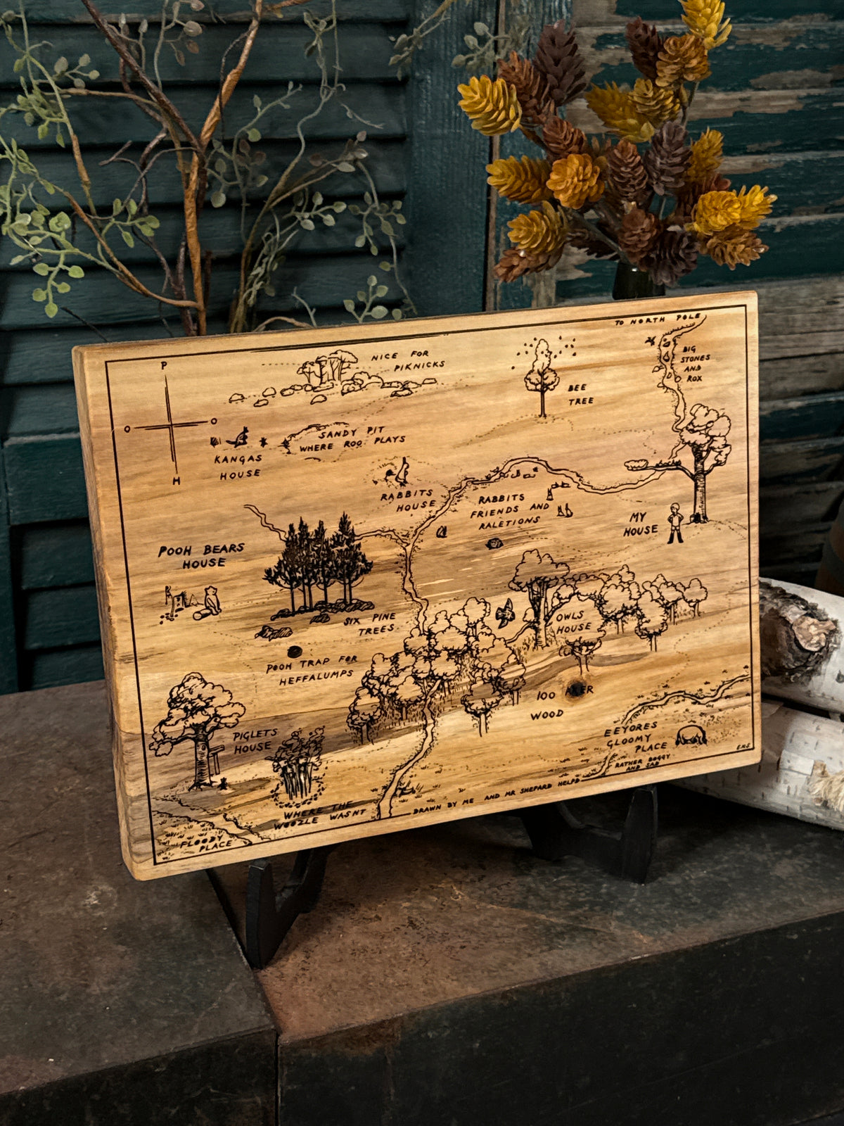 100 Aker Wood on Spalted Maple