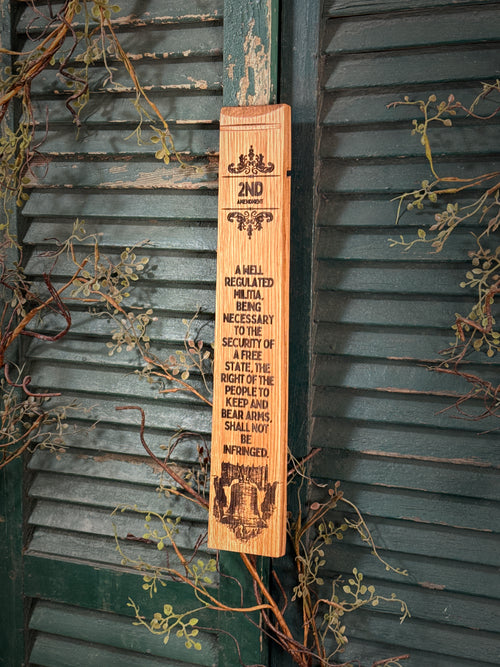 2nd Amendment on Bourbon Barrel Oak