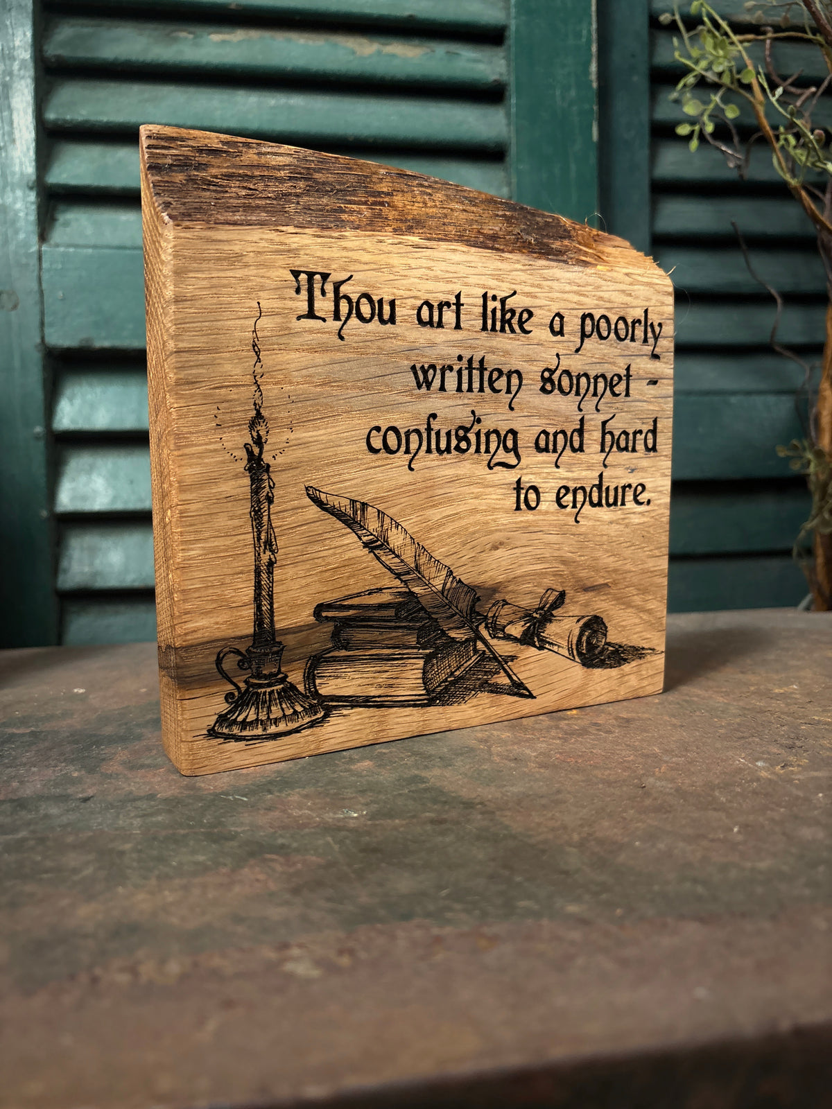 A Poorly Written Sonnet on Oak