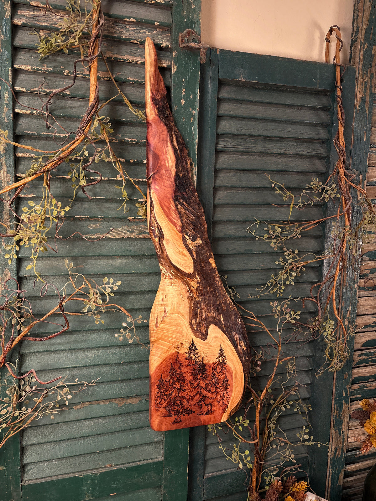 Animal Campfire on Cedar