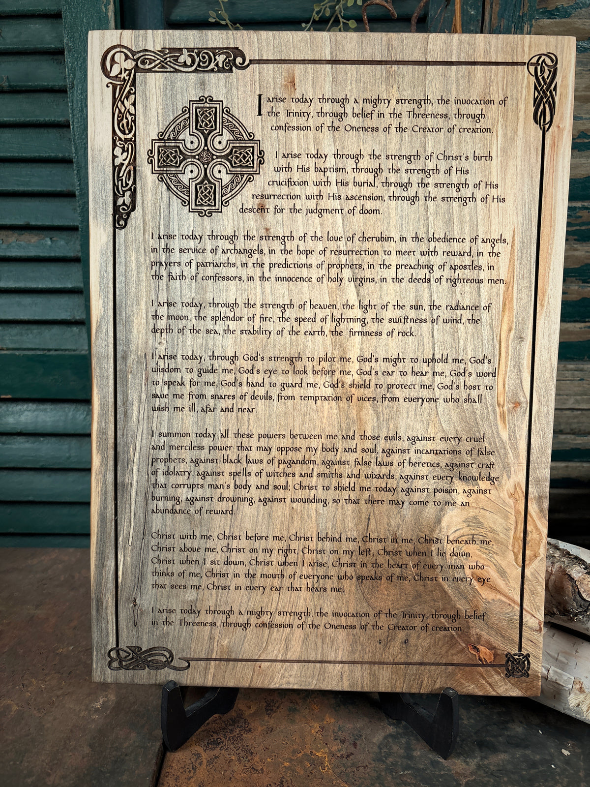 Breastplate of St. Patrick on Ambrosia Maple