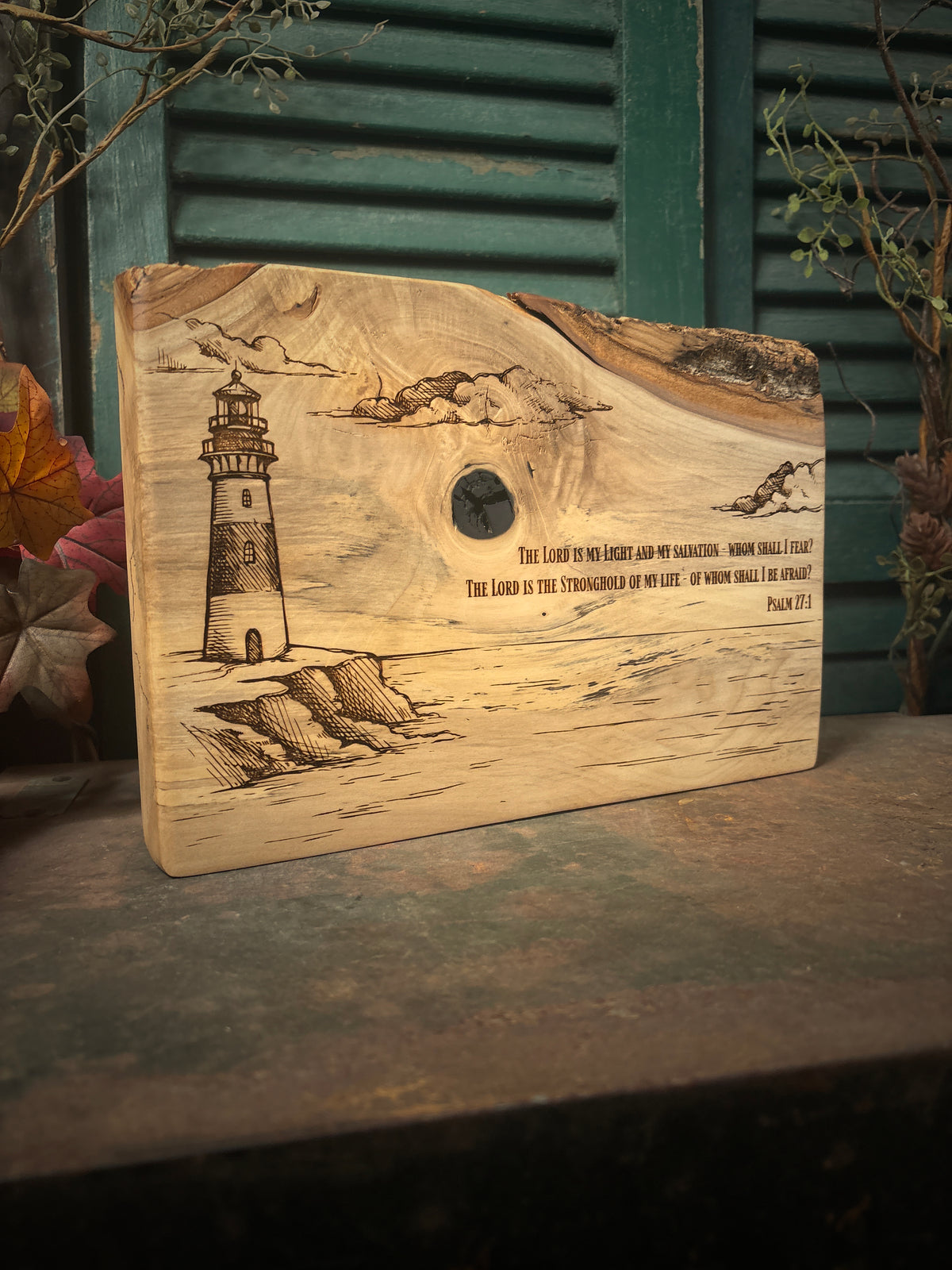 Lighthouse / Psalm 27:1 on Poplar
