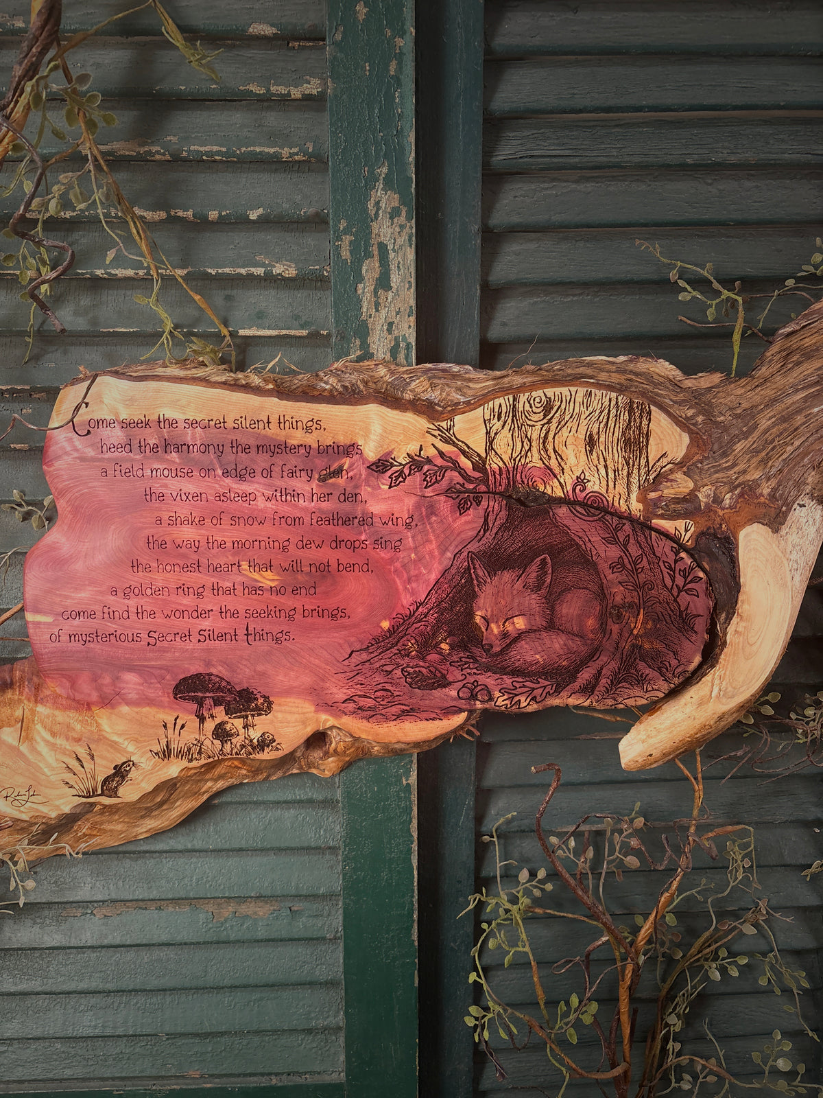 Secret Silent Things on Cedar