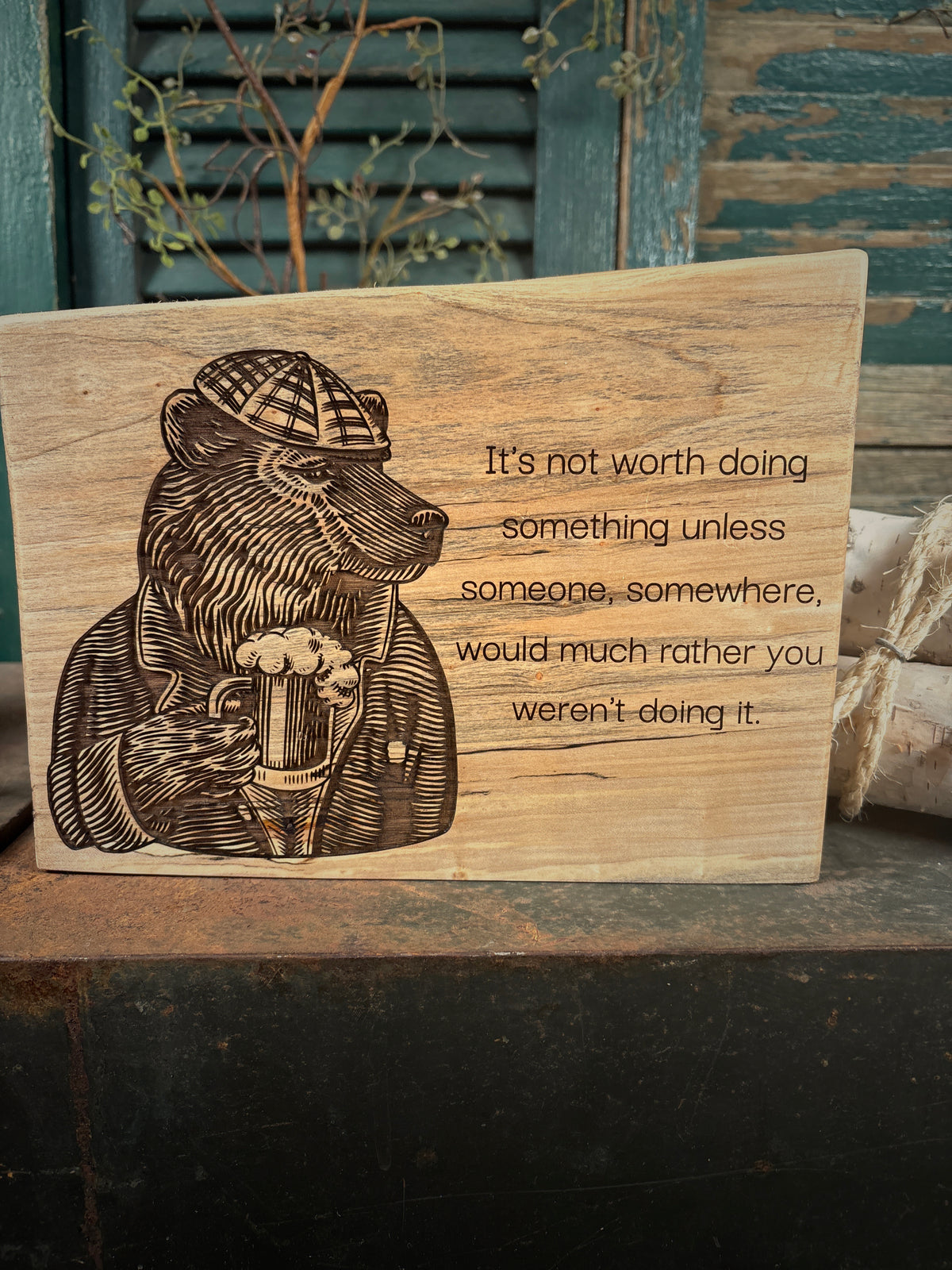 Worth Doing on Spalted Maple