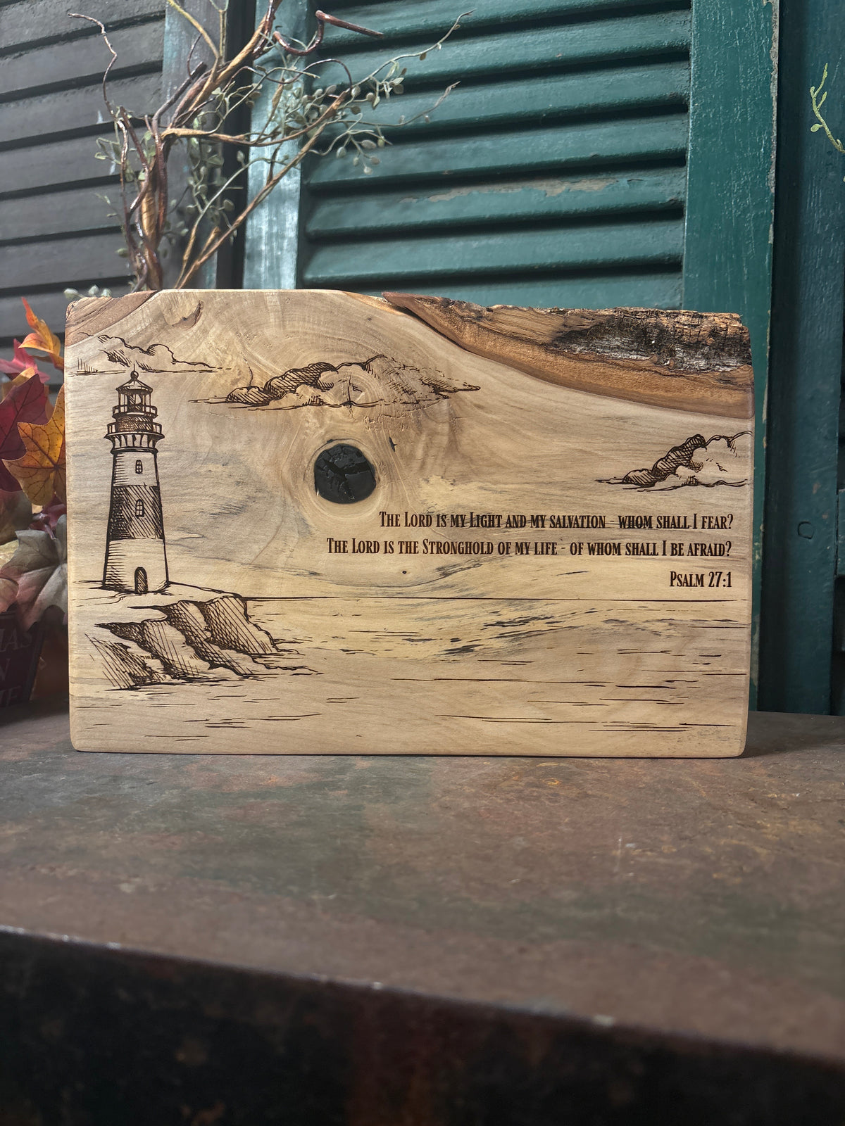 Lighthouse / Psalm 27:1 on Poplar