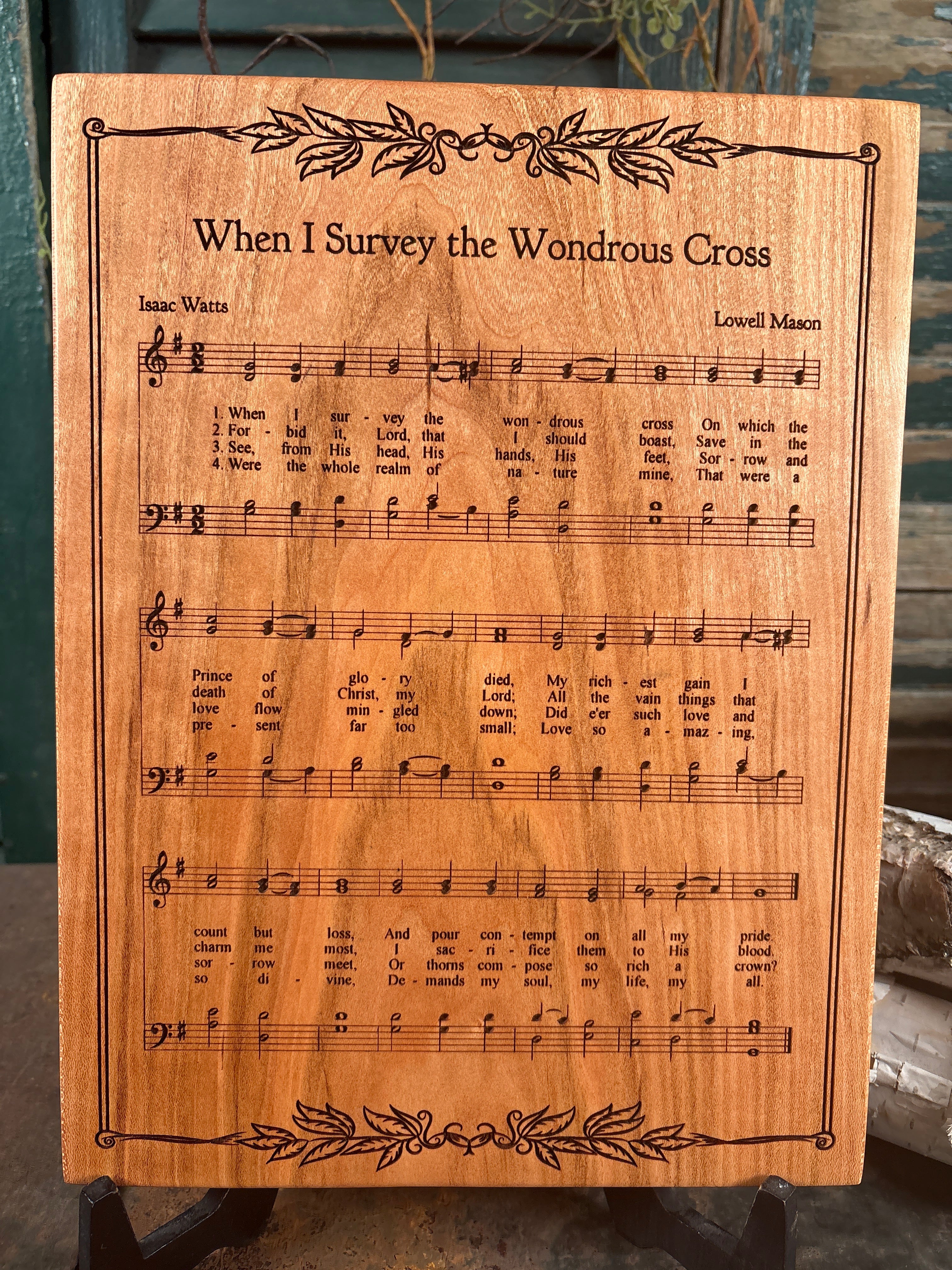When I Survey the Wonderous Cross on Cherry