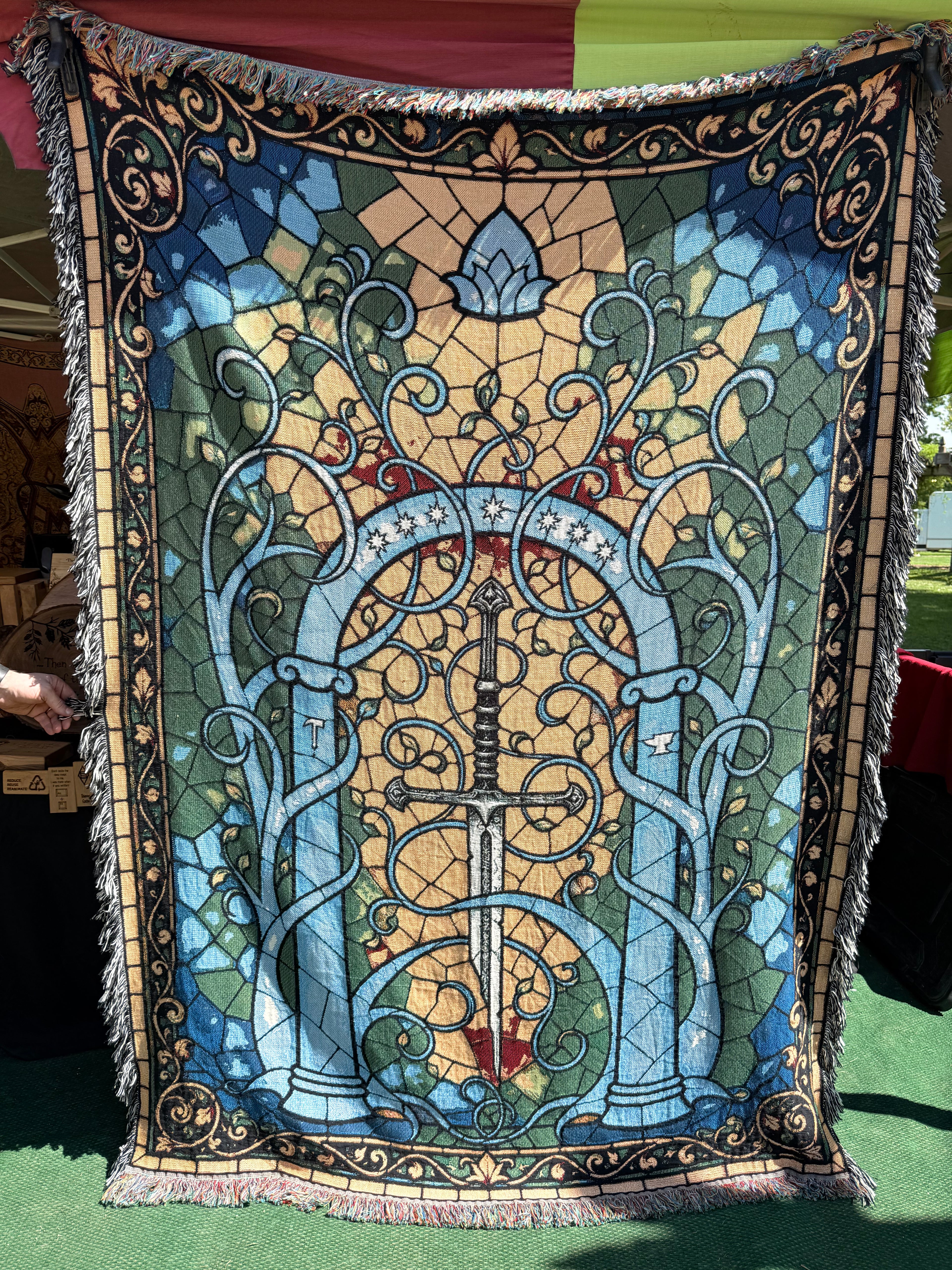 Speak Friend, and Enter In - Woven Blanket / Tapestry
