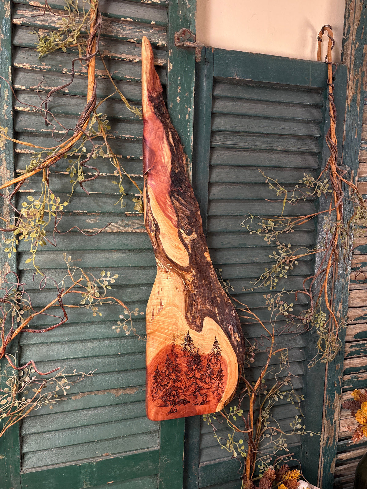 Animal Campfire on Cedar
