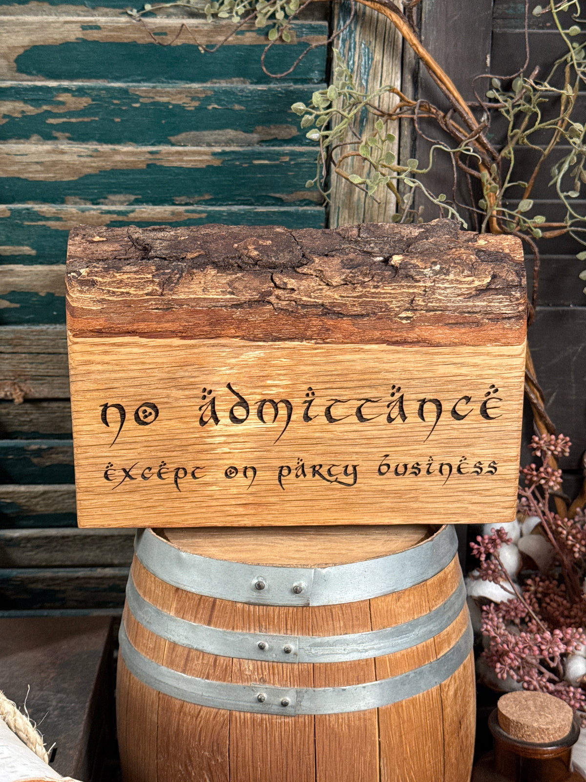 No Admittance on Oak
