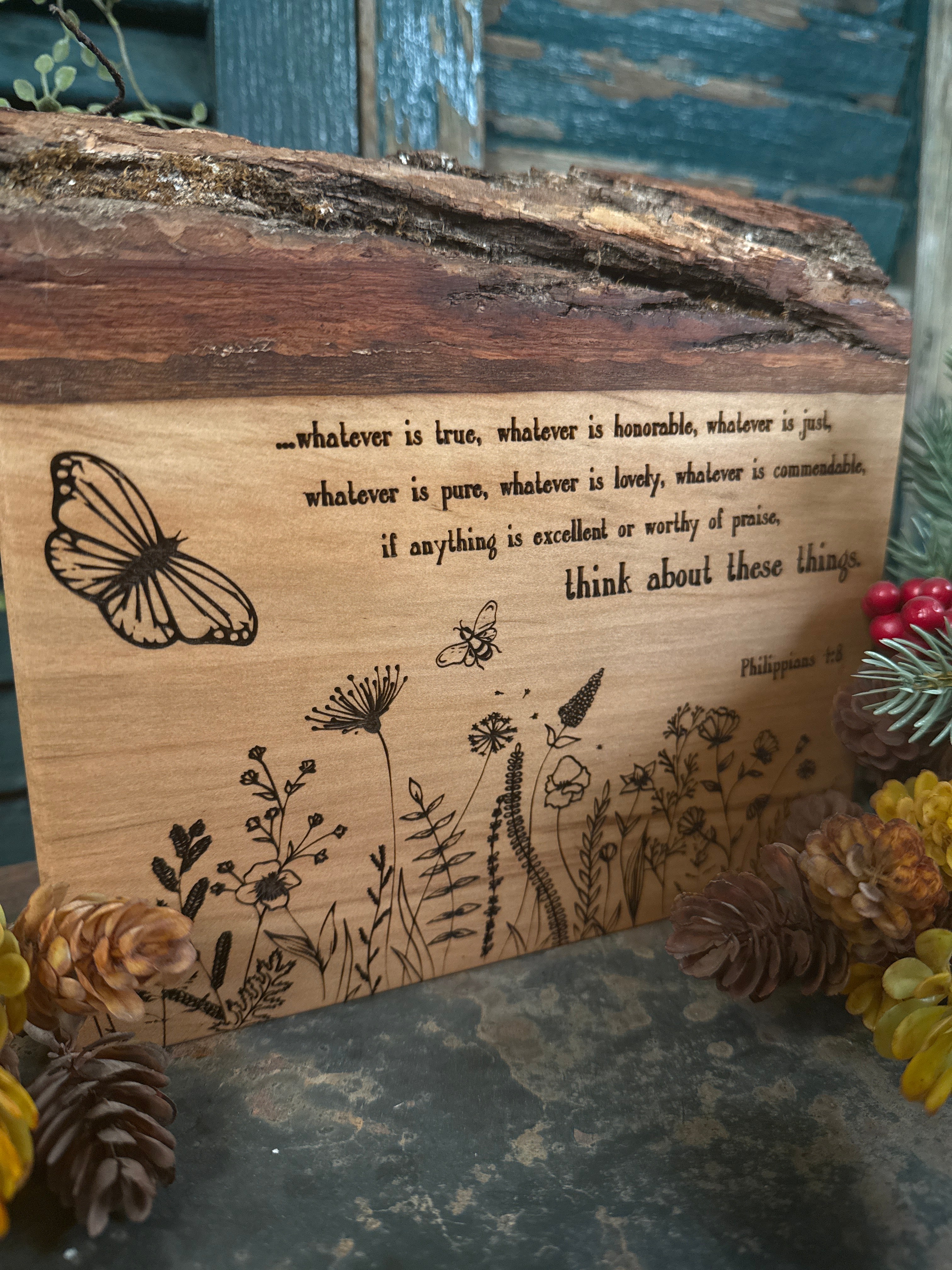 Phil 4:8 on Sweetgum