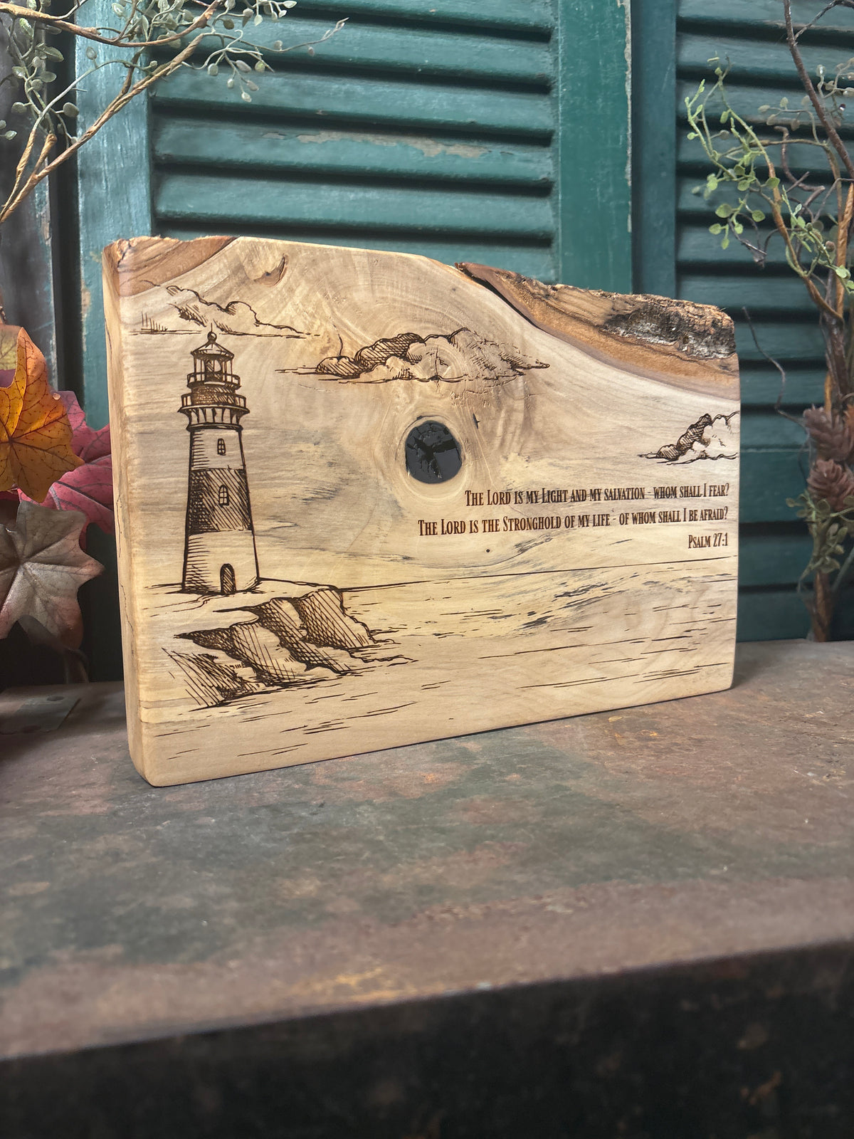 Lighthouse / Psalm 27:1 on Poplar