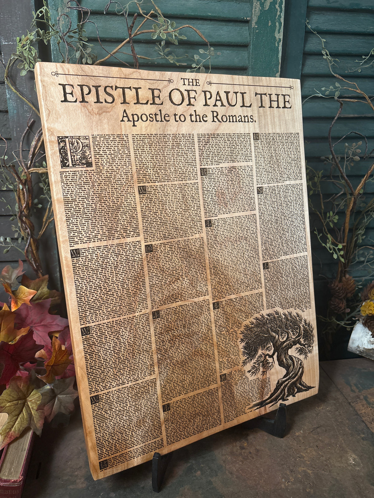 Romans on Maple Burl