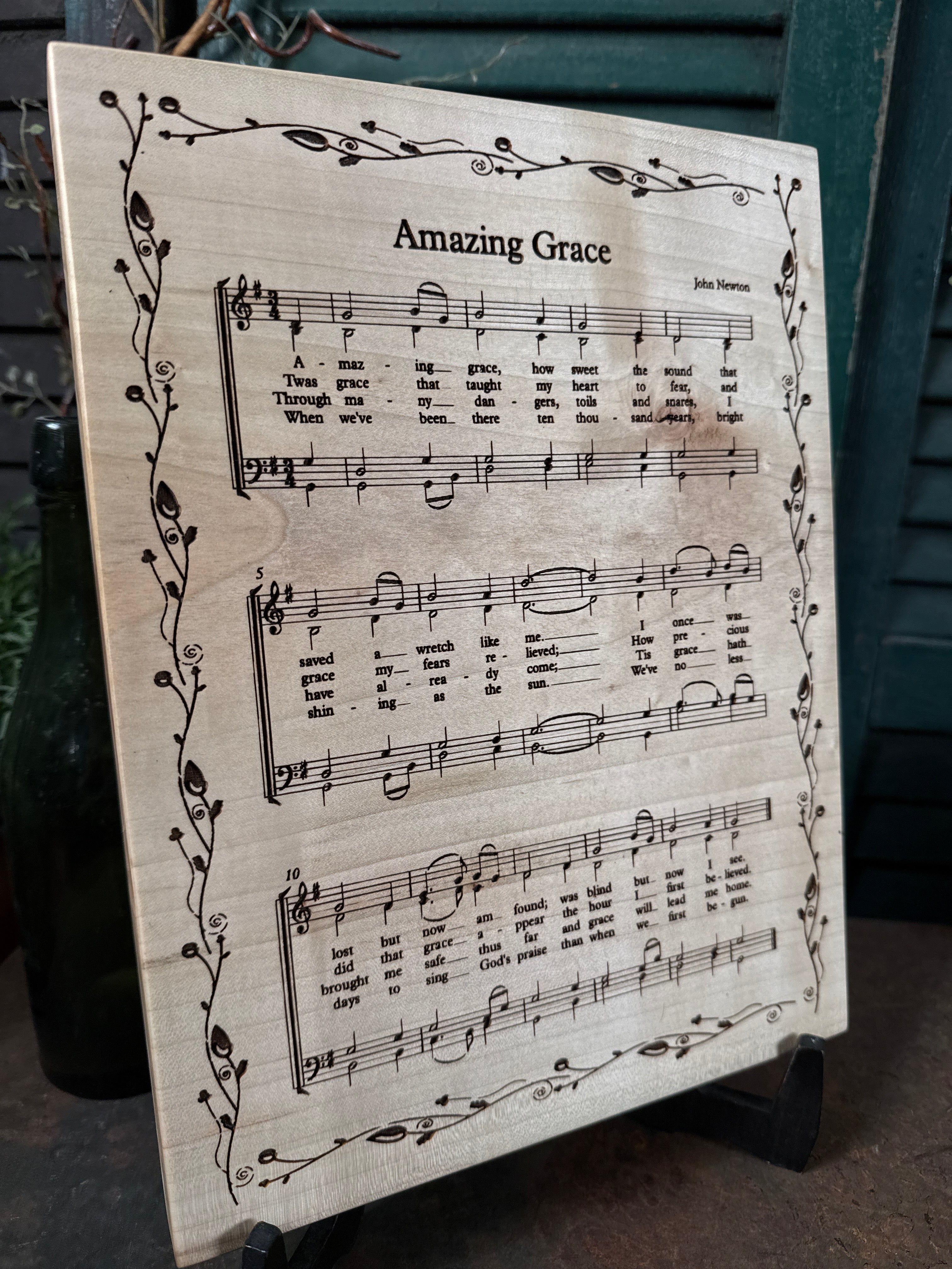 Amazing Grace on Maple