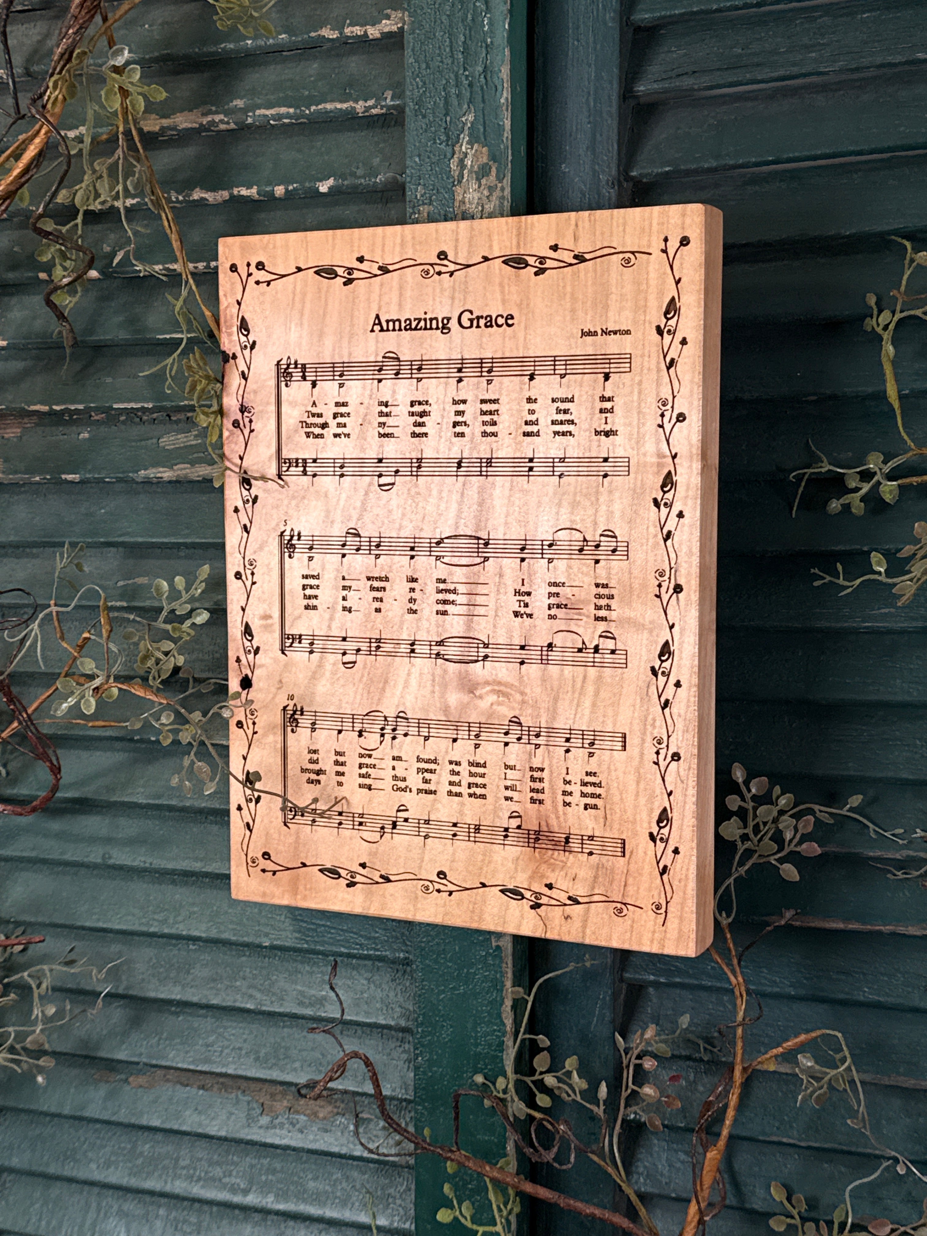 Song: Amazing Grace on Maple