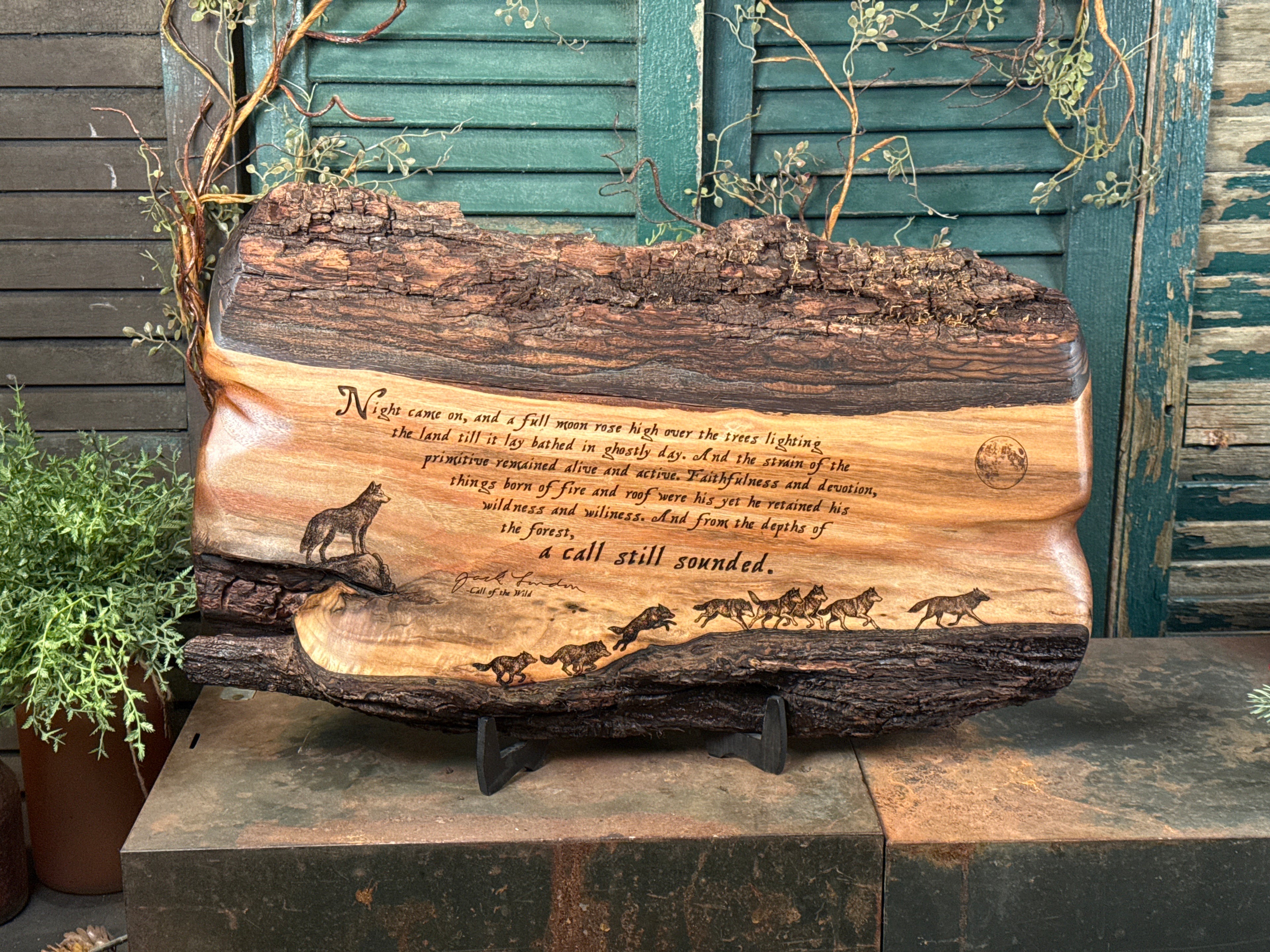 Call of the Wild - Jack london on Walnut