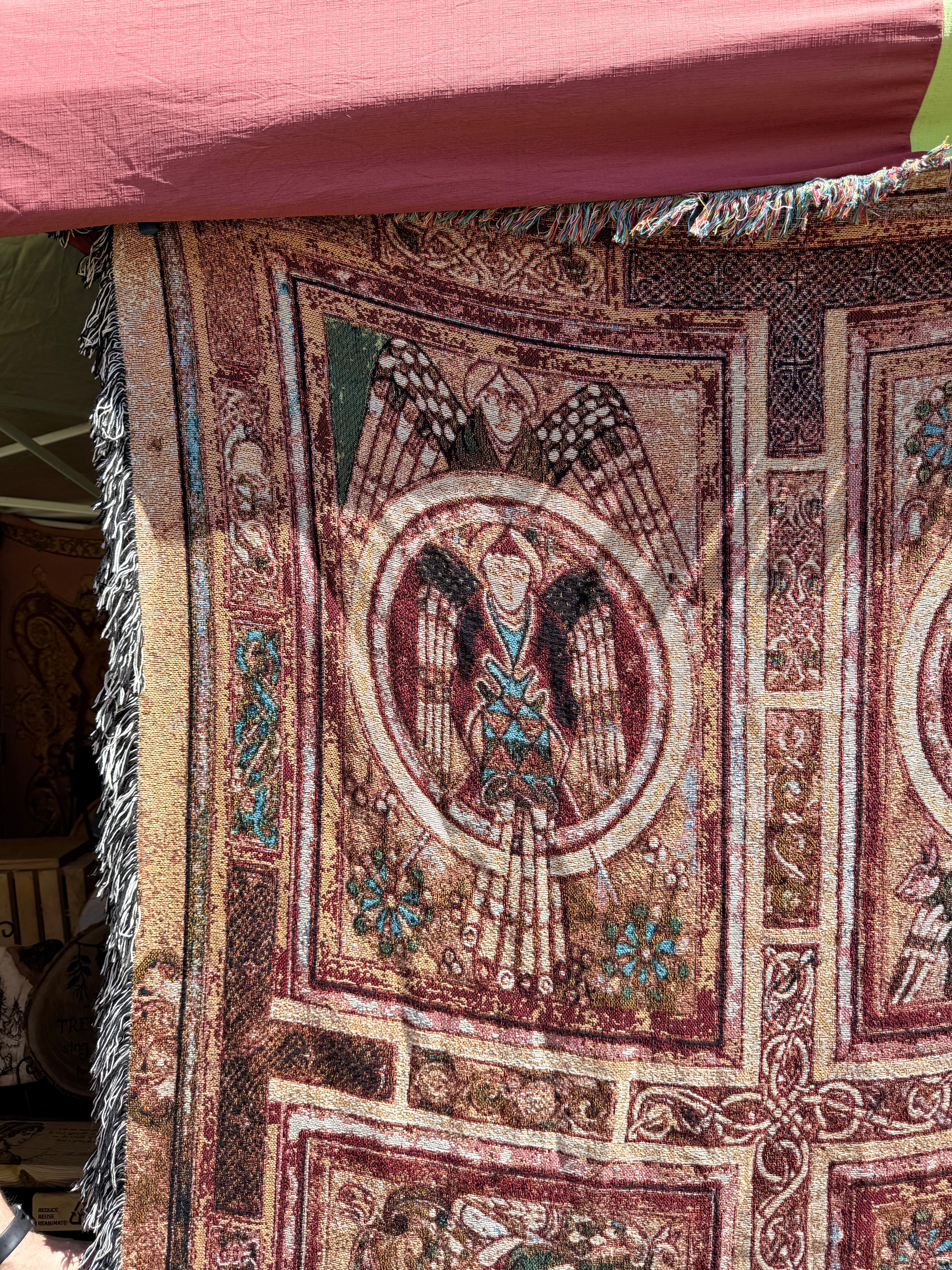 Book of Kells, 4 Evangelists - Woven Blanket / Tapestry