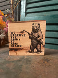 Arm Bears on Pecan