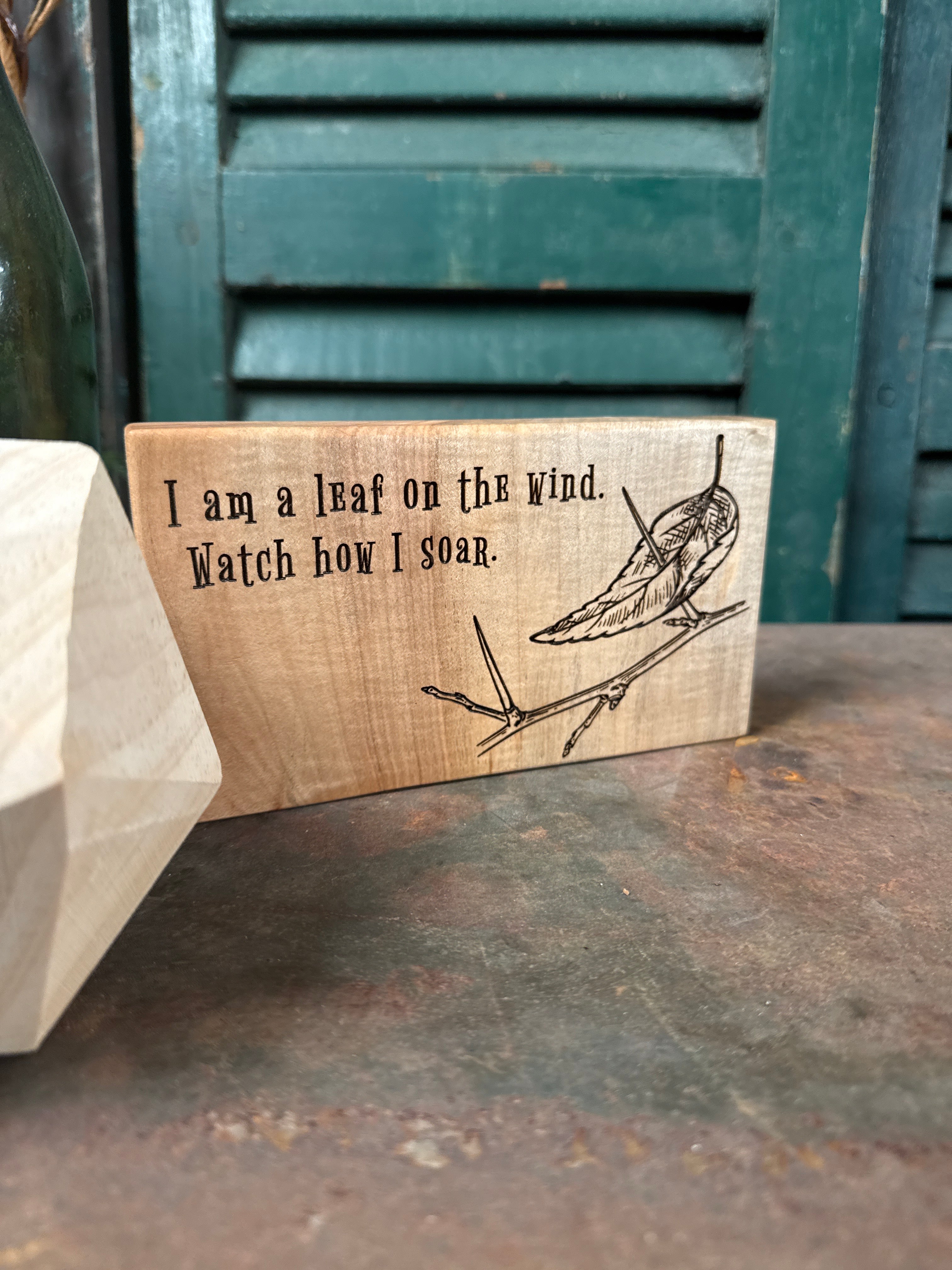 I am a Leaf on the Wind on Maple