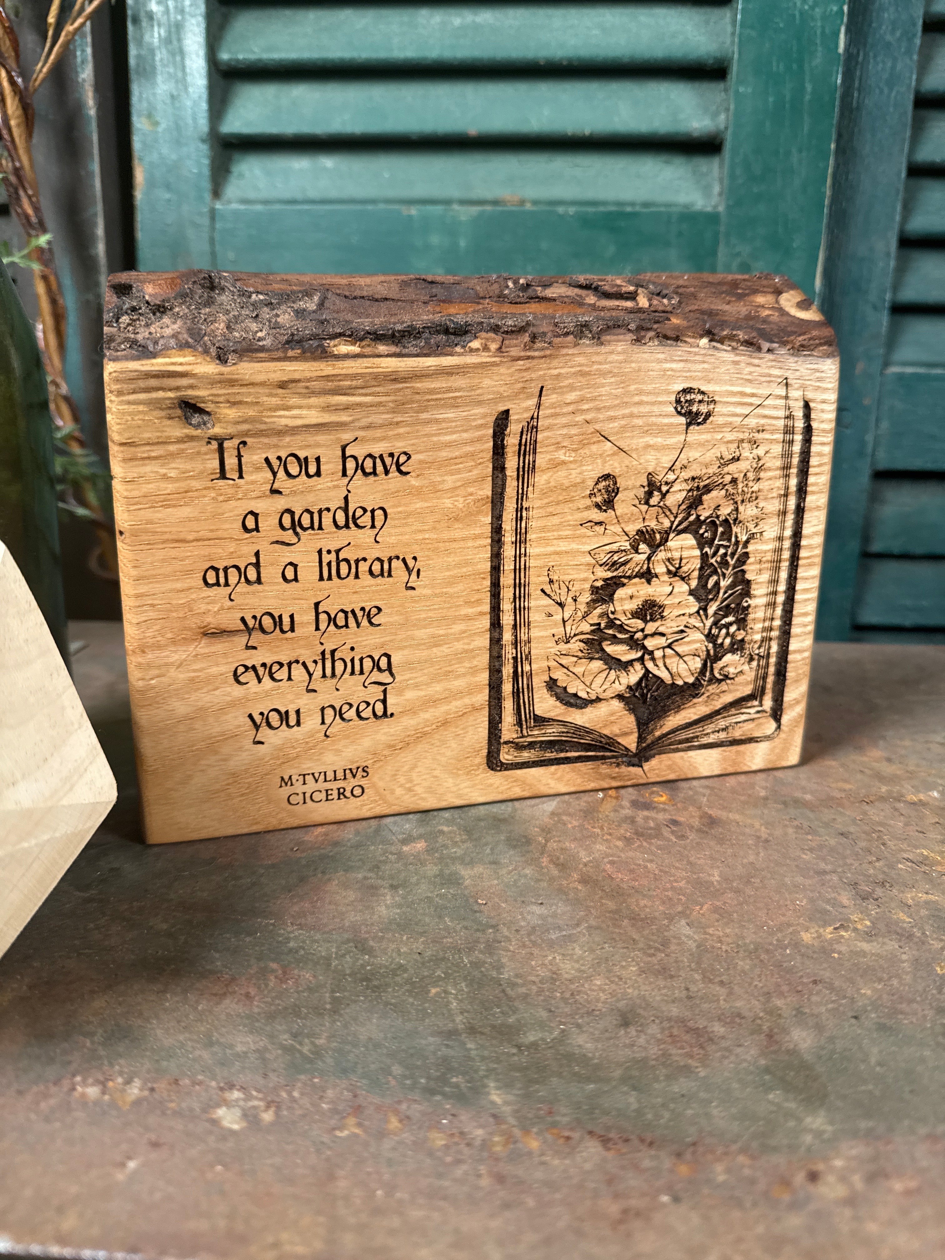 A Garden and A Library on Ash
