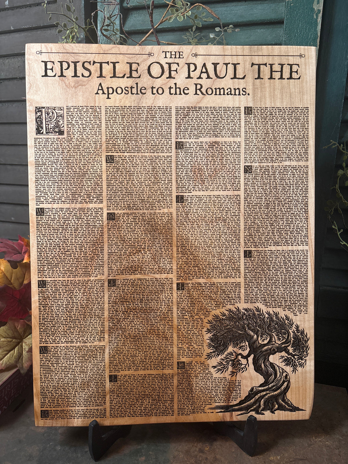 Romans on Maple Burl