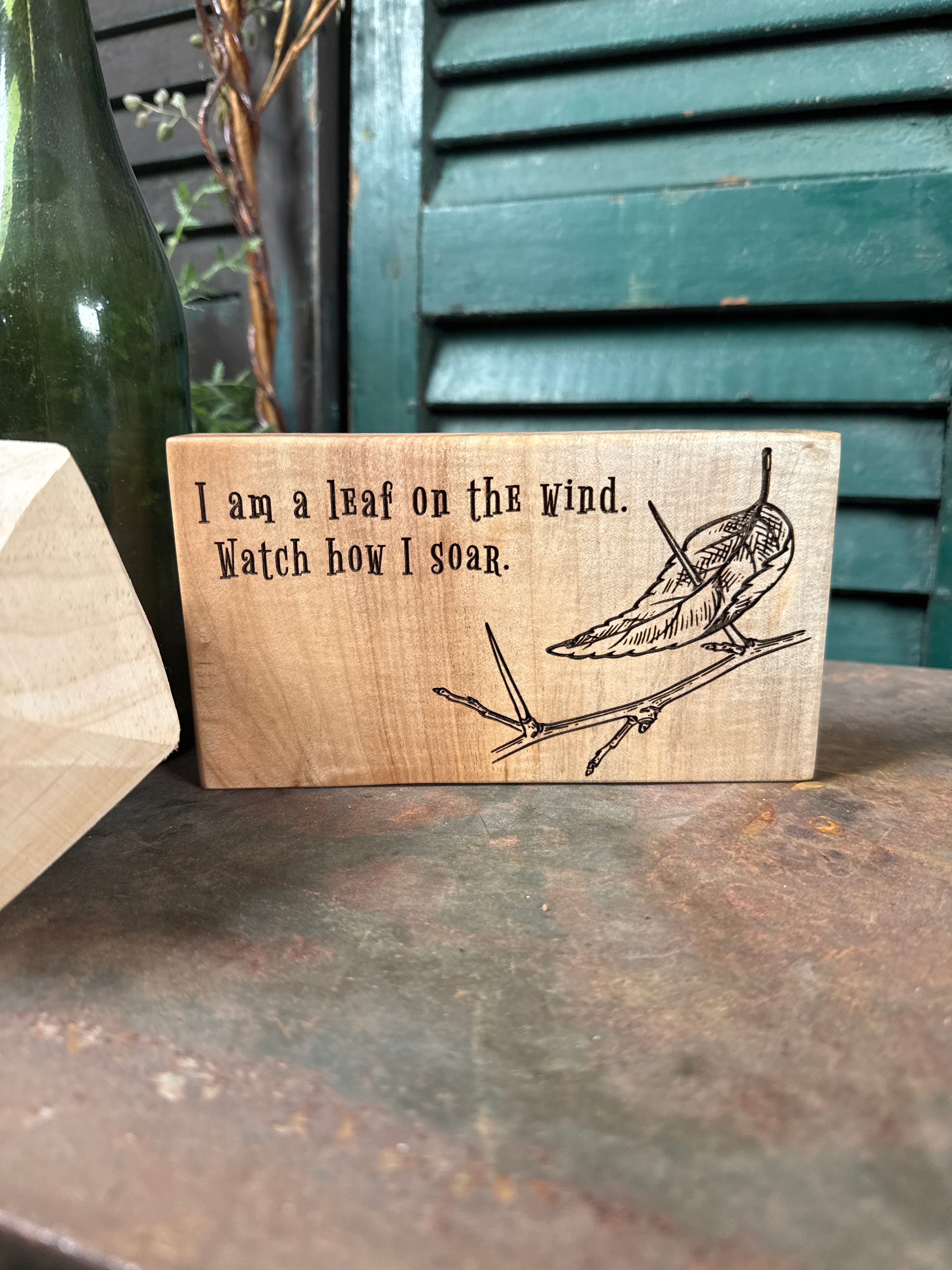 I am a Leaf on the Wind on Maple