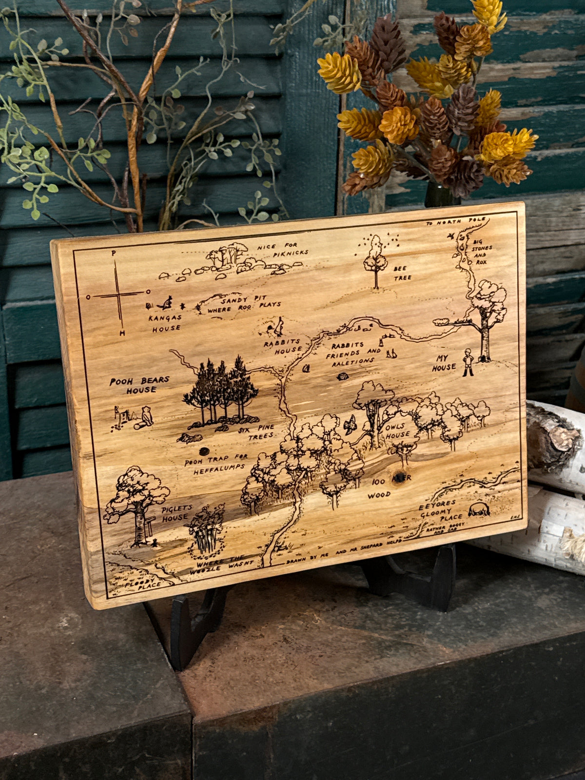 100 Aker Wood on Spalted Maple