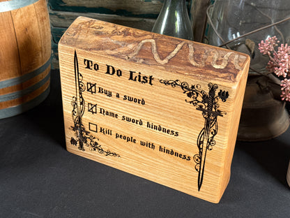 To Do List on Ash