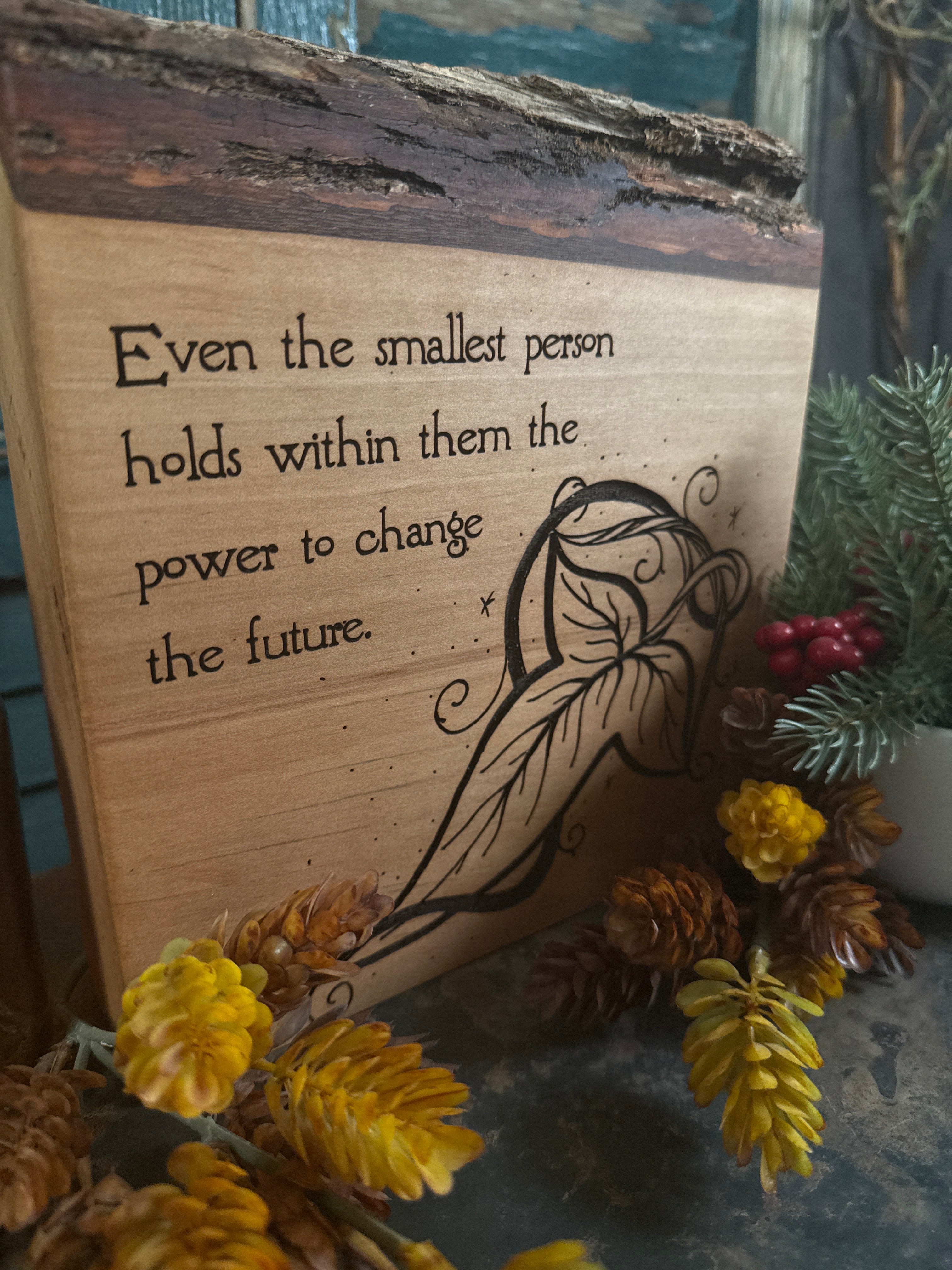 Smallest Person on Sweetgum