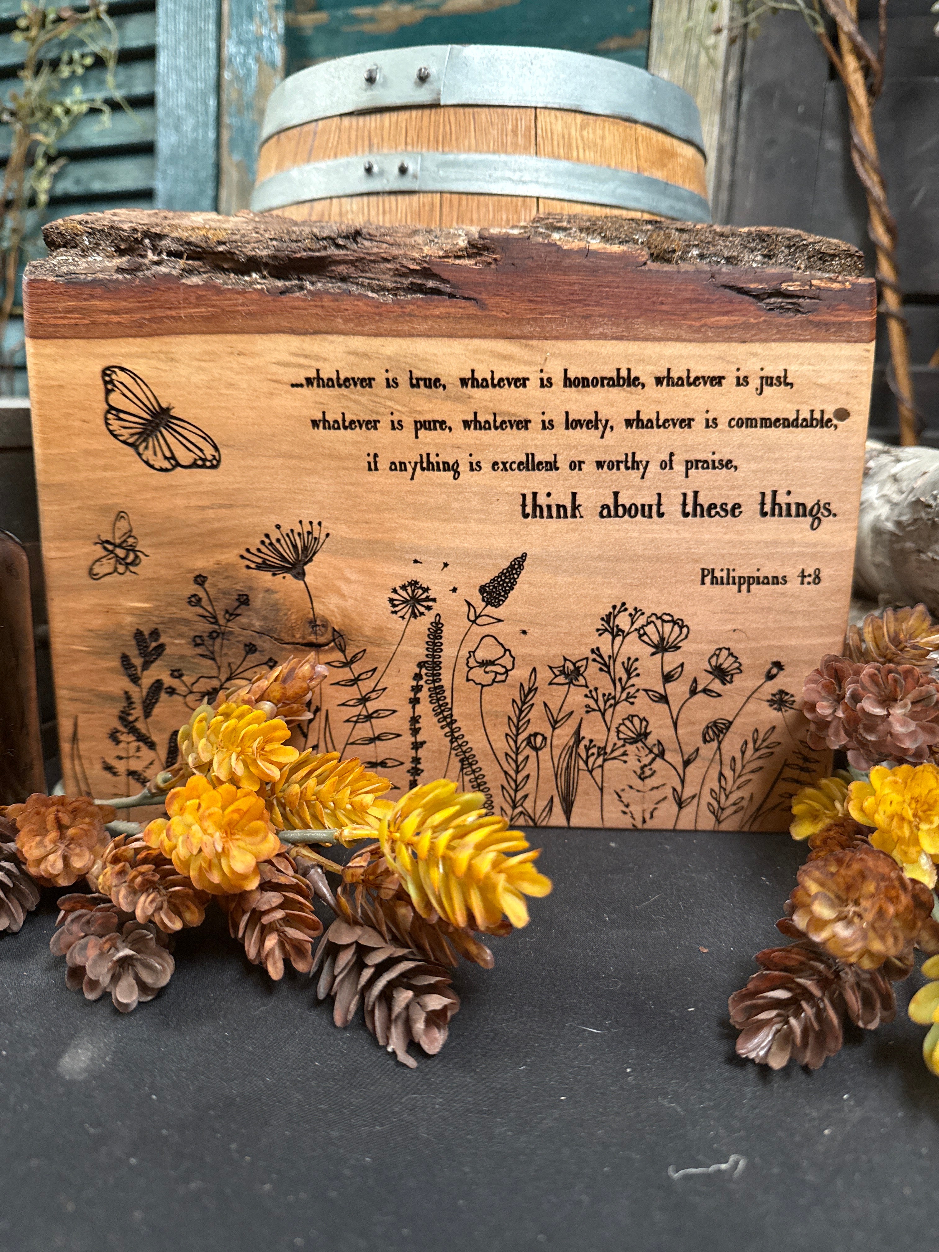 Phil 4:8 on Sweetgum