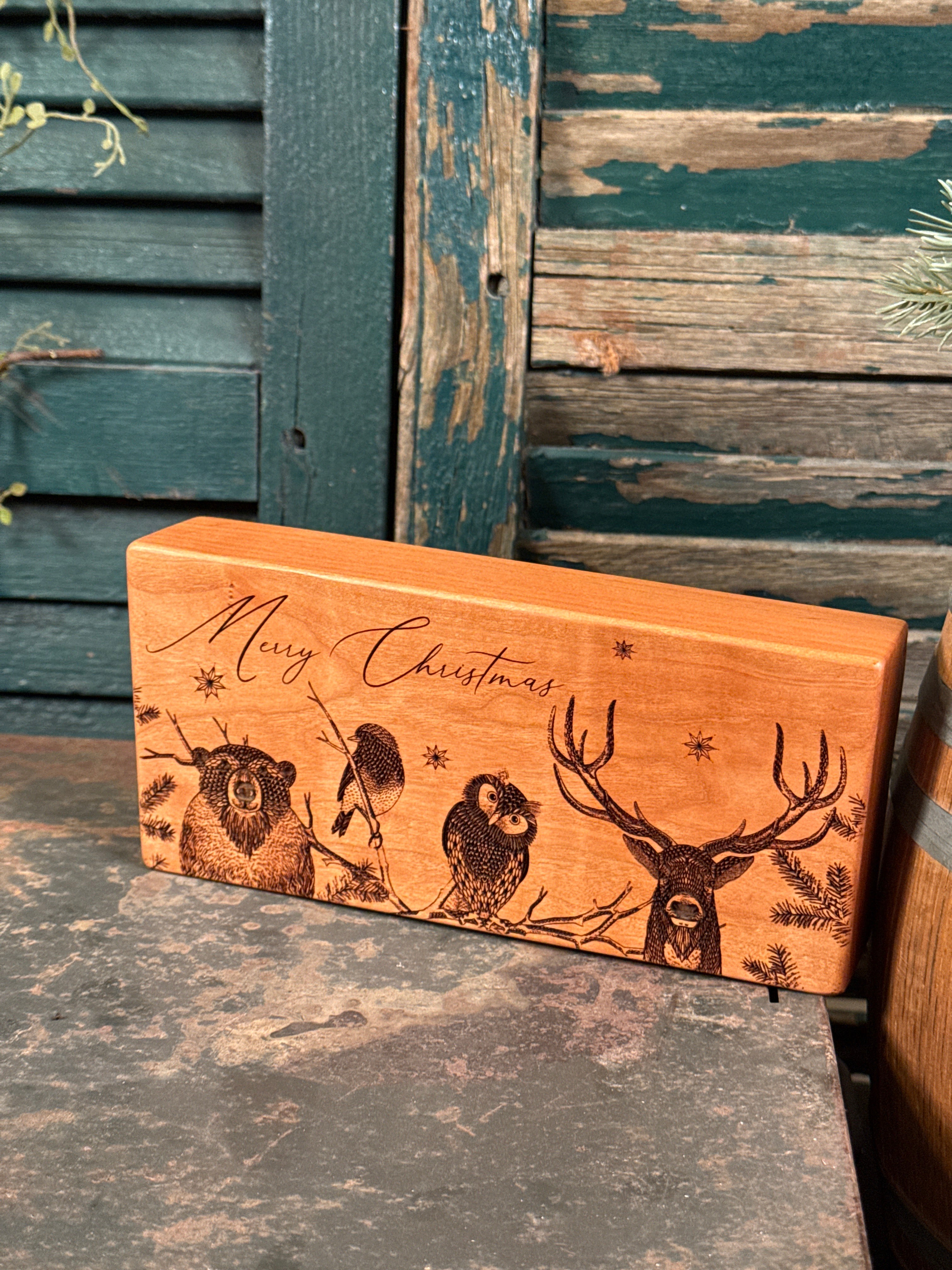 Merry Christmas Animals 3 on Cherry