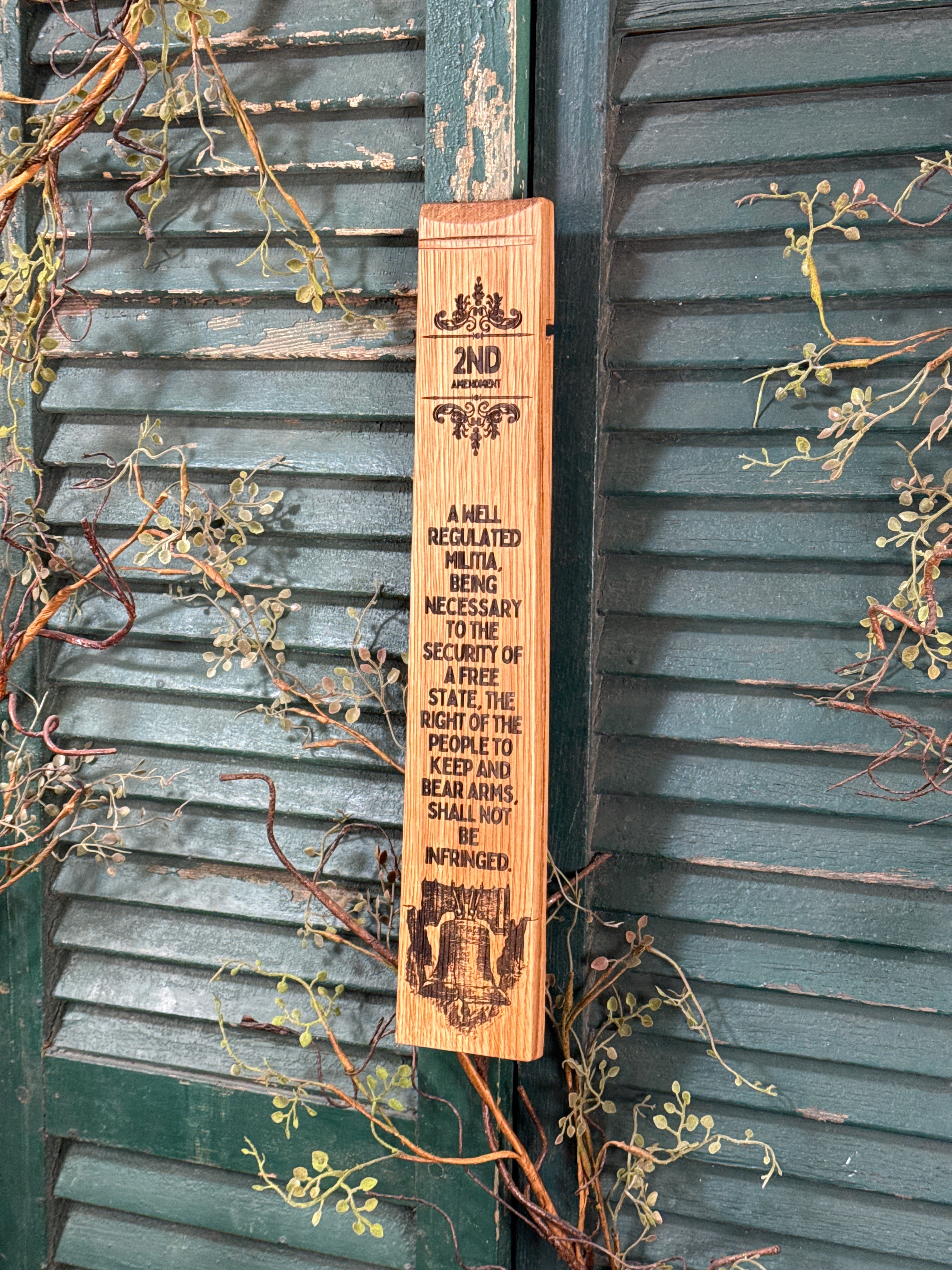 2nd Amendment on Bourbon Barrel Oak