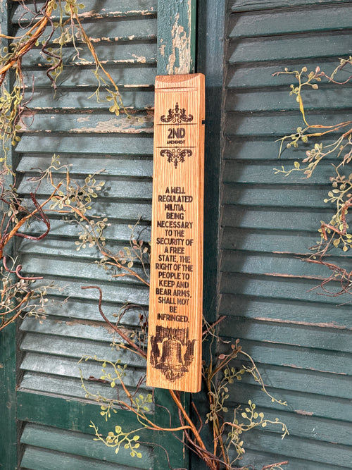 2nd Amendment on Bourbon Barrel Oak