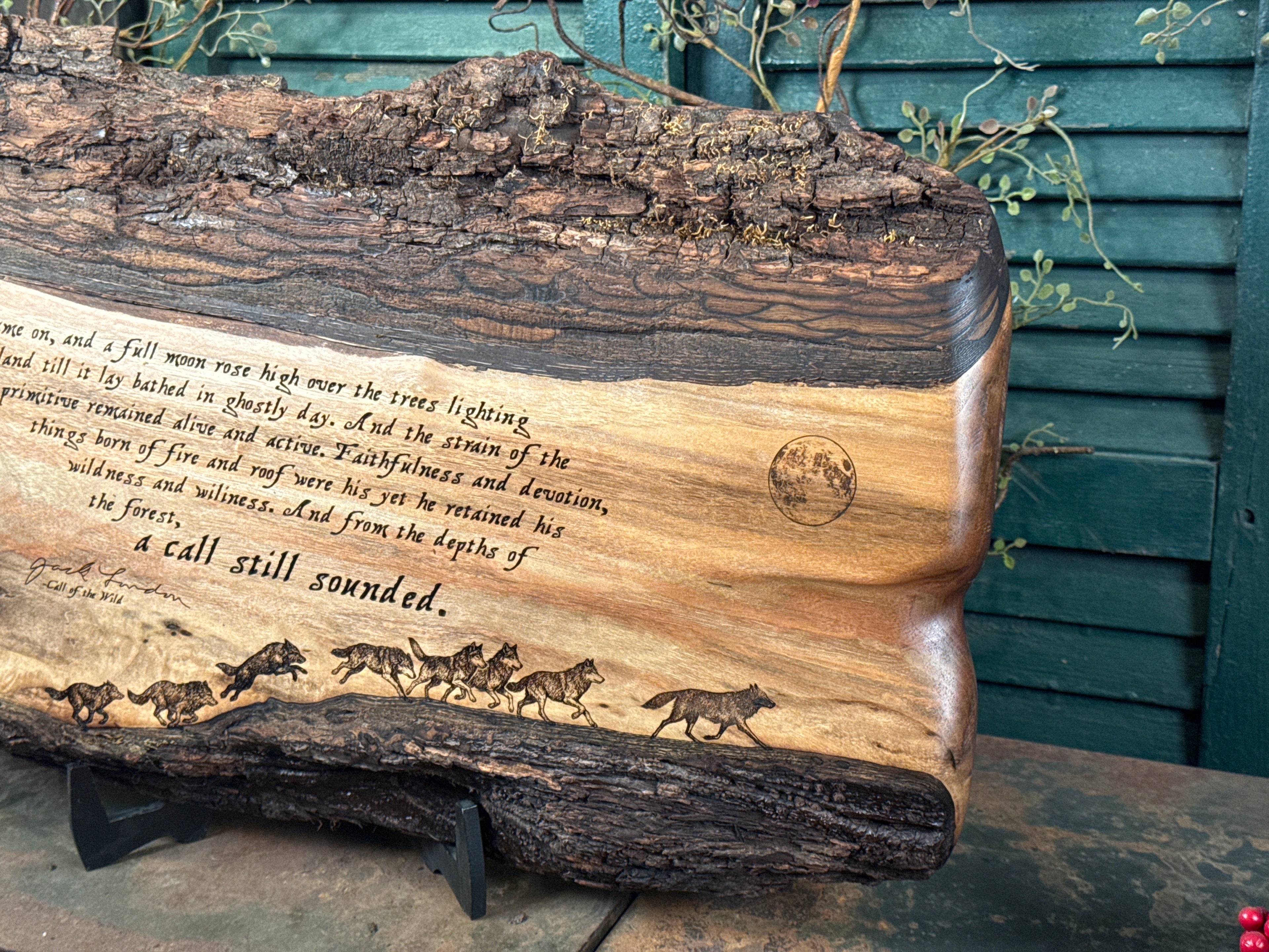 Call of the Wild - Jack london on Walnut