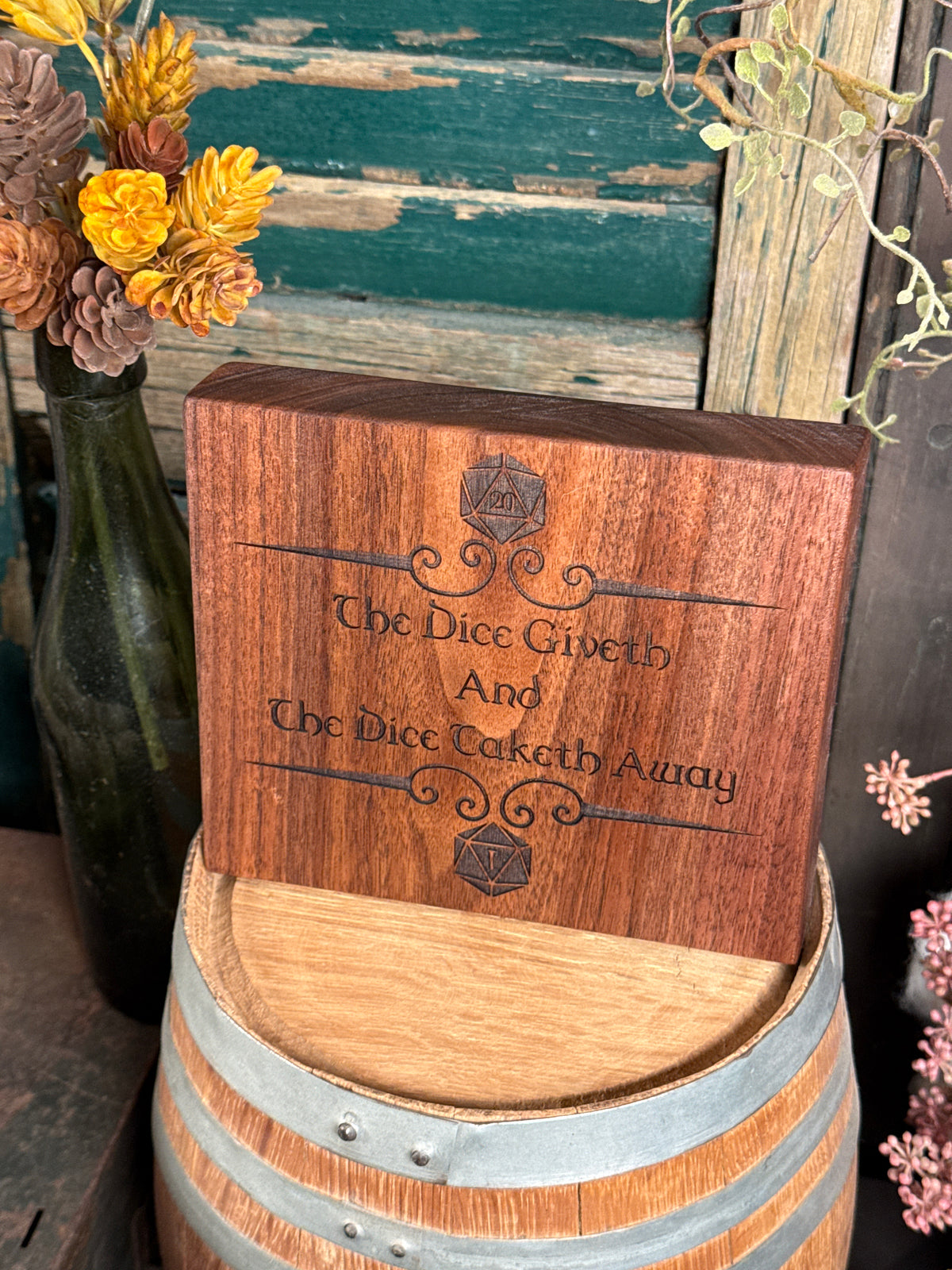 Dice Giveth on Walnut