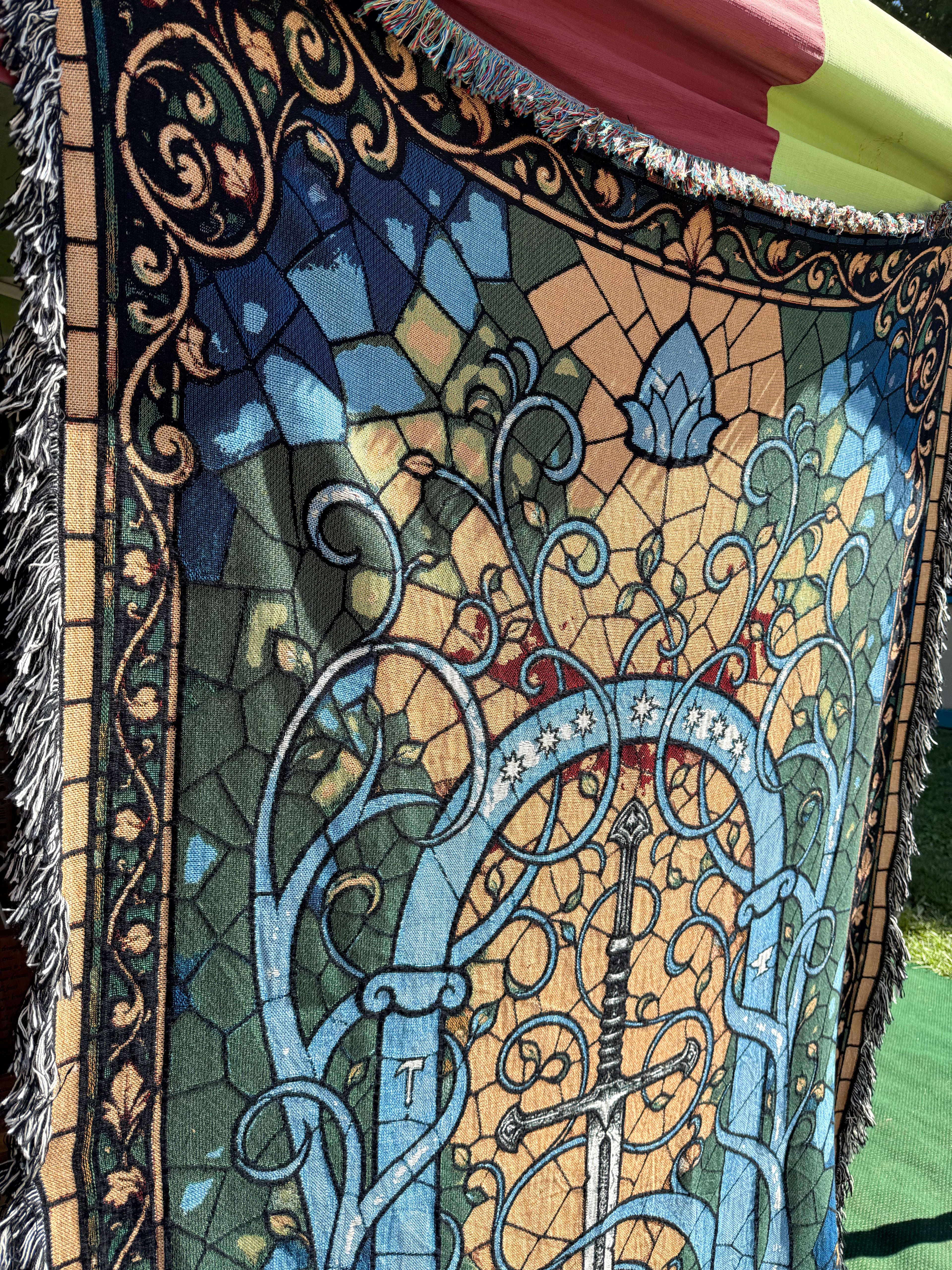 Speak Friend, and Enter In - Woven Blanket / Tapestry