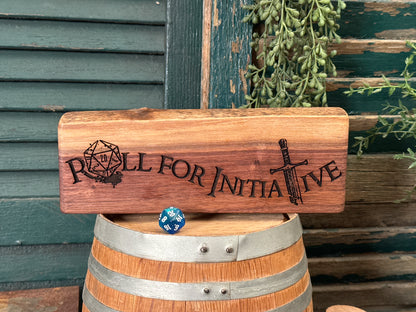 Roll for Initiative on Walnut