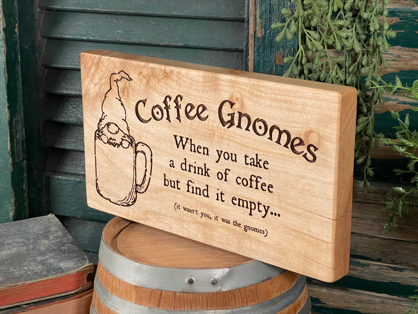 Coffee Gnomes on Maple
