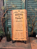 Recipe for Family on Ash