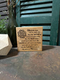 Irish Blessing on Ash